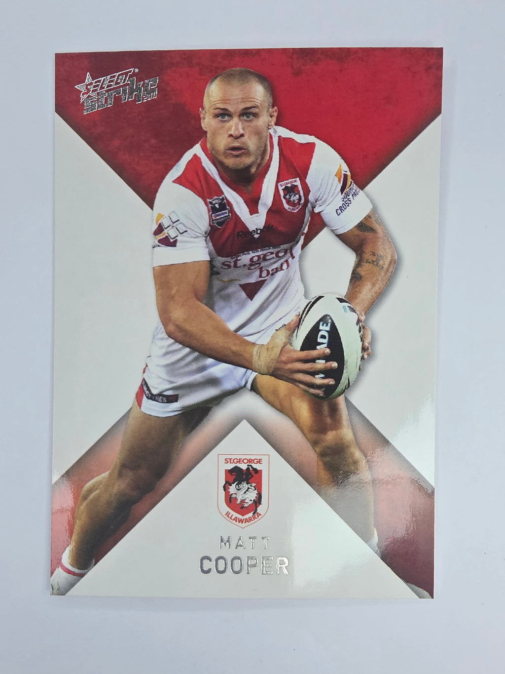 NRL 2011 Strike Base Card #140 Matt Cooper St George Illawarra Dragons