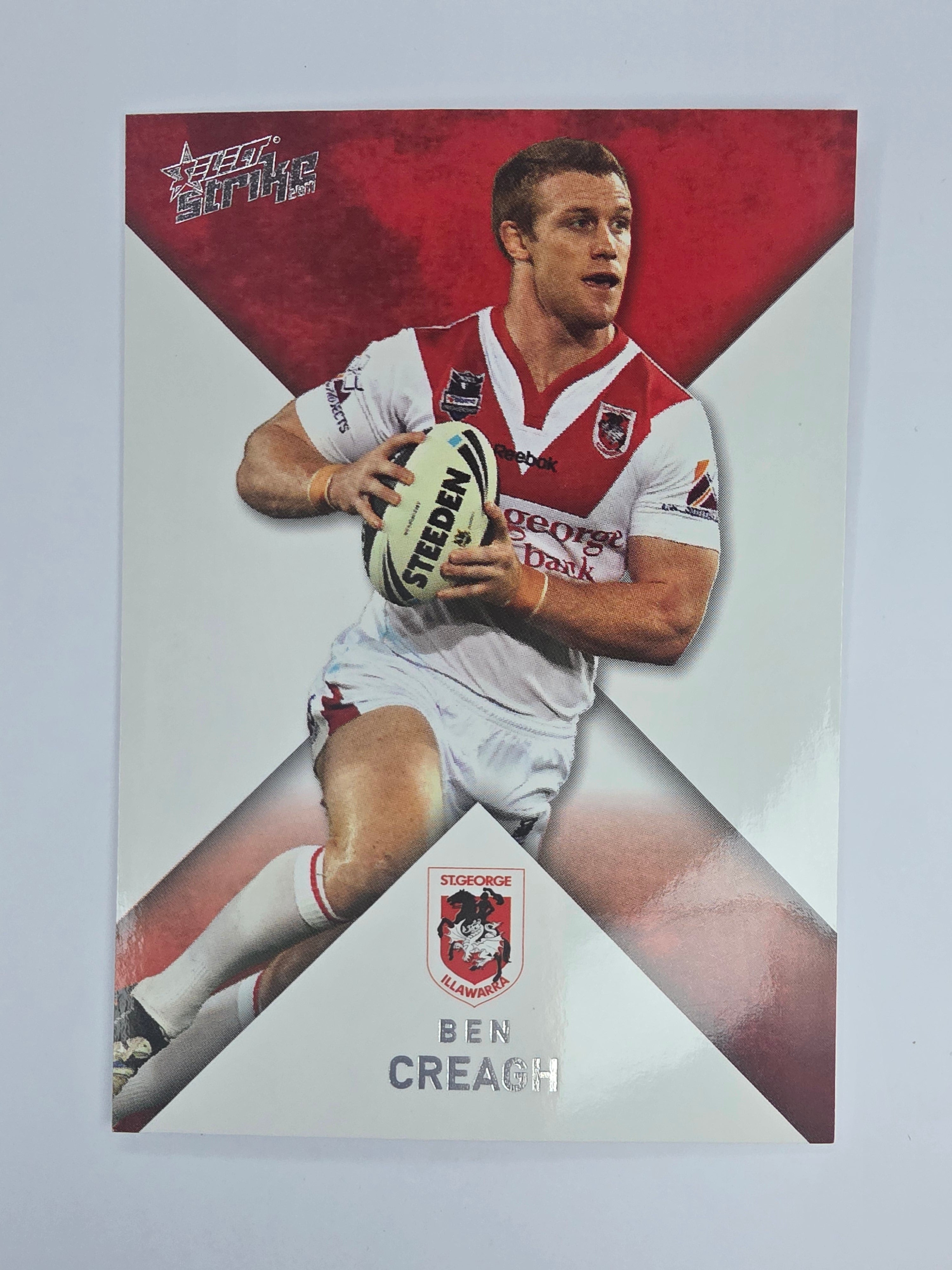 NRL 2011 Strike Base Card #141 Ben Creagh St George Illawarra Dragons