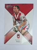 NRL 2011 Strike Base Card #142 Nathan Fien St George Illawarra Dragons