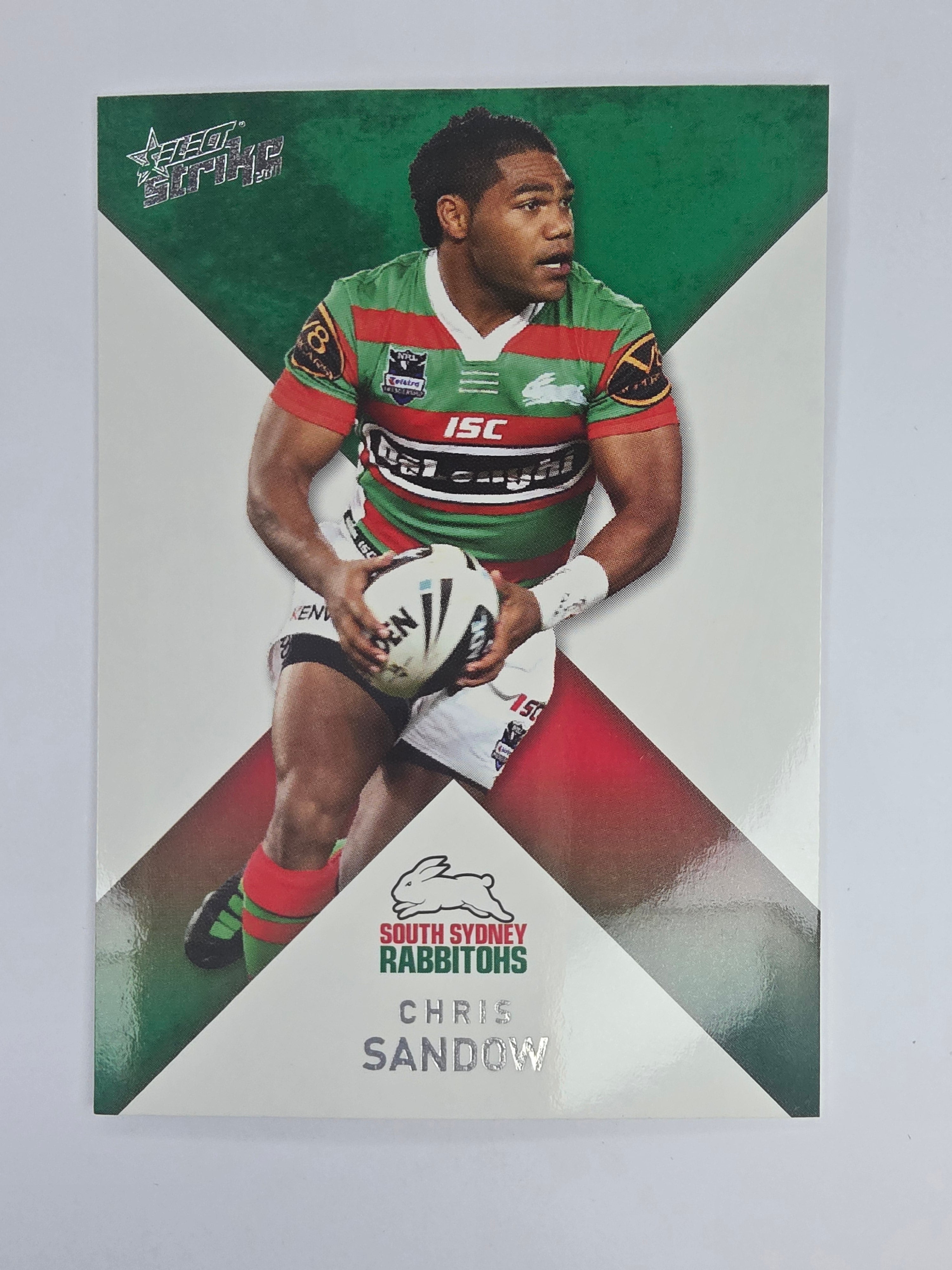 NRL 2011 Strike Base Card #155 Chris Sandow South Sydney Rabbitohs