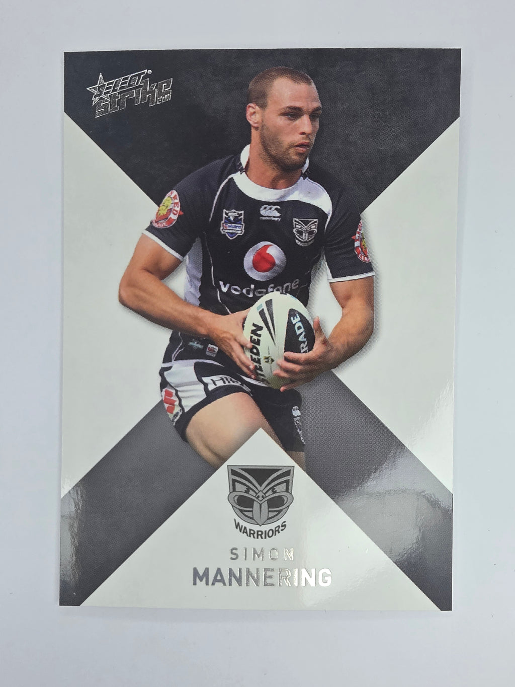 NRL 2011 Strike Base Card #174 Simon Mannering New Zealand Warriors