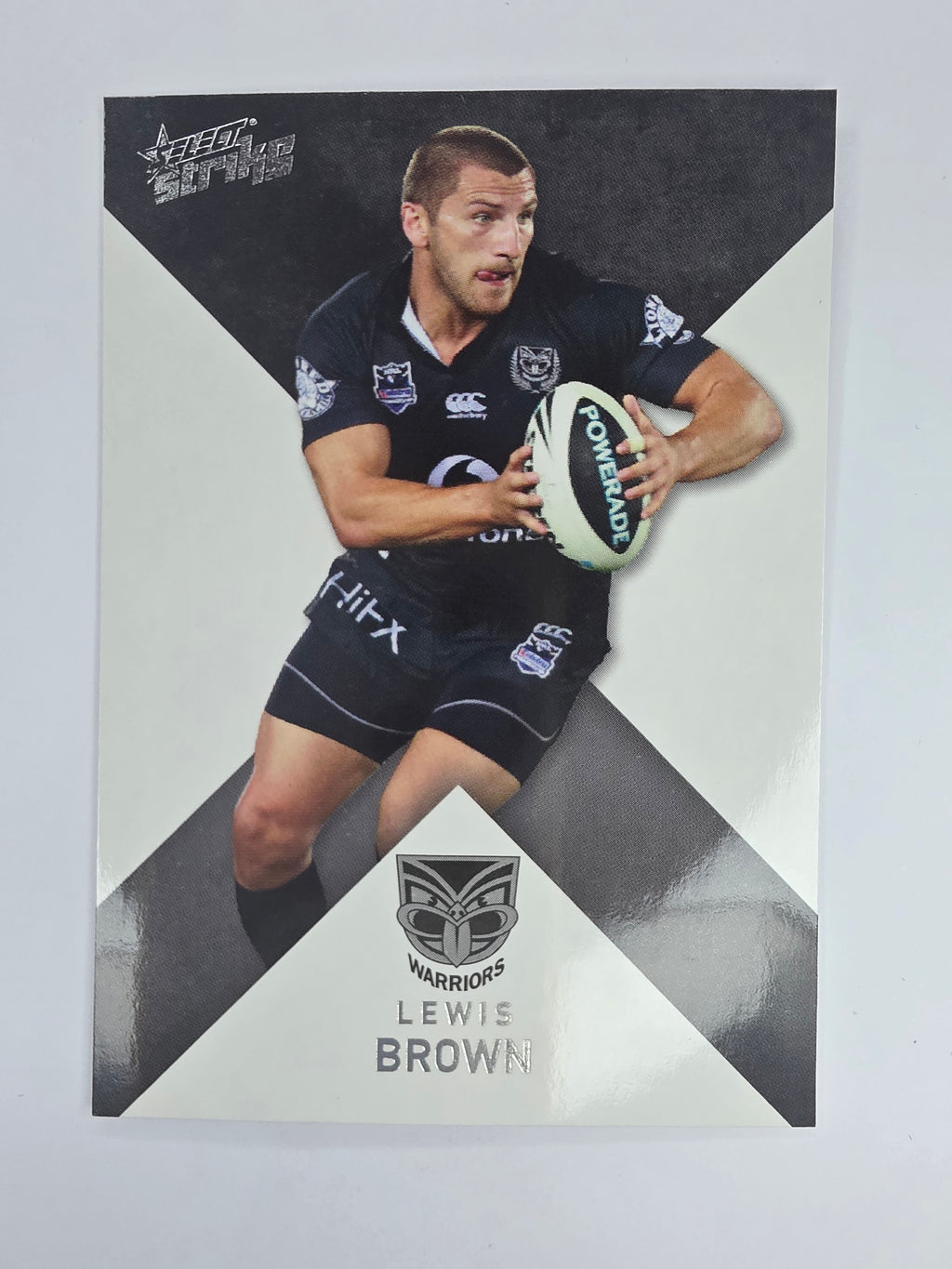 NRL 2011 Strike Base Card #176 Lewis Brown New Zealand Warriors