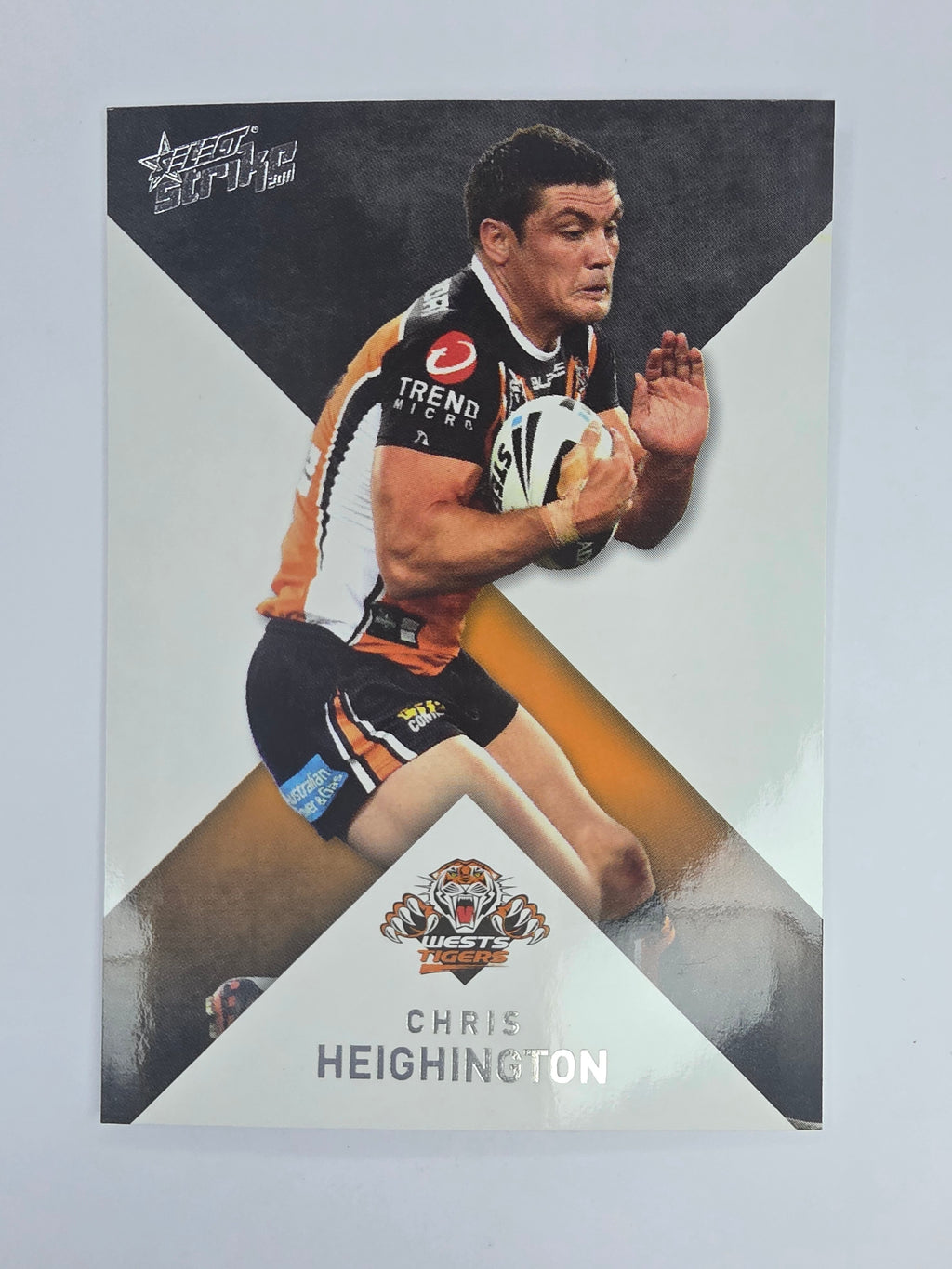 NRL 2011 Strike Base Card #189 Chris Heighington Wests Tigers