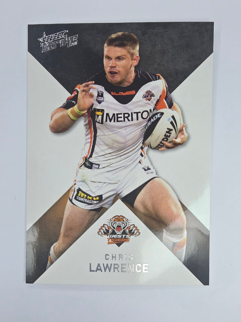 NRL 2011 Strike Base Card #190 Chris Lawrence Wests Tigers