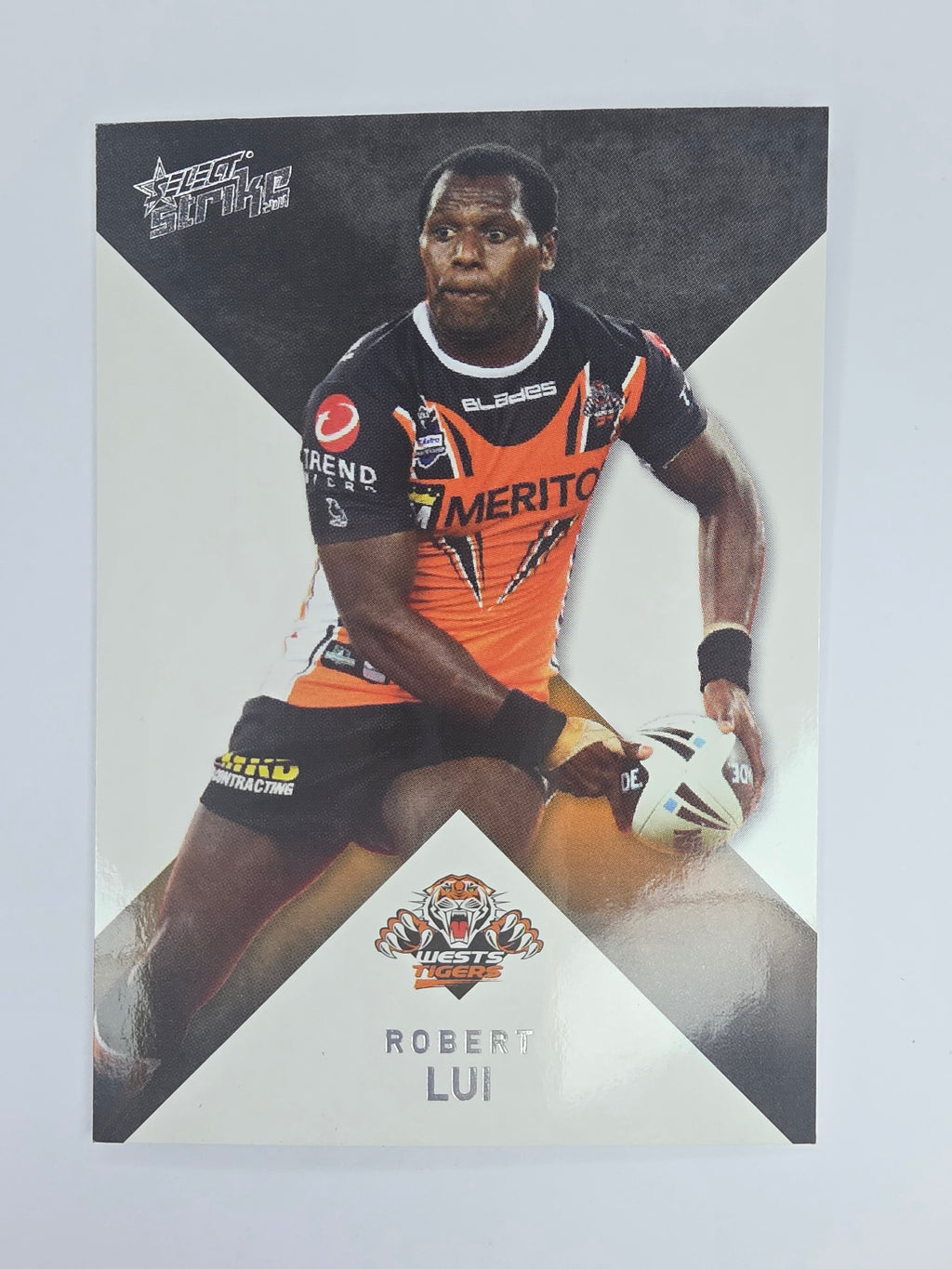 NRL 2011 Strike Base Card #191 Robert Lui Wests Tigers
