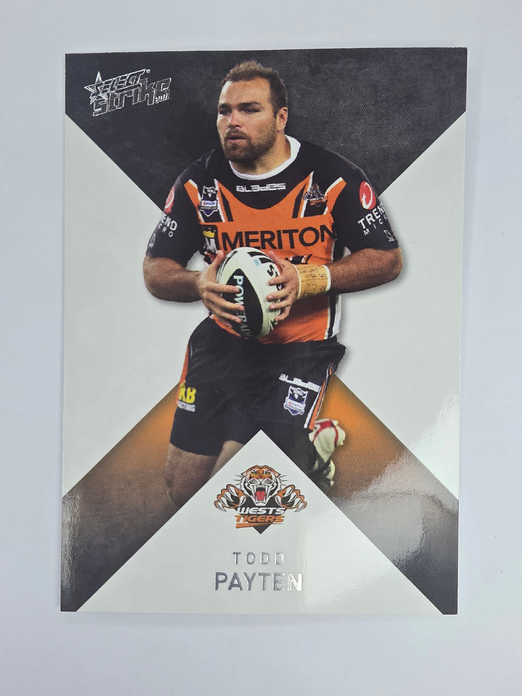 NRL 2011 Strike Base Card #195 Todd Payten Wests Tigers