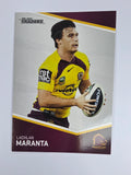 NRL 2014 Traders Base Card #7 Lachlan Maranta Brisbane Broncos