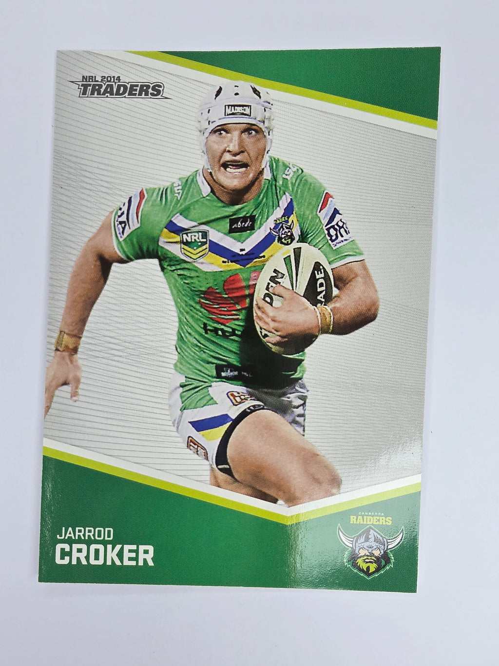 NRL 2014 Traders Base Card #24 Jarrod Croker Canberra Raiders