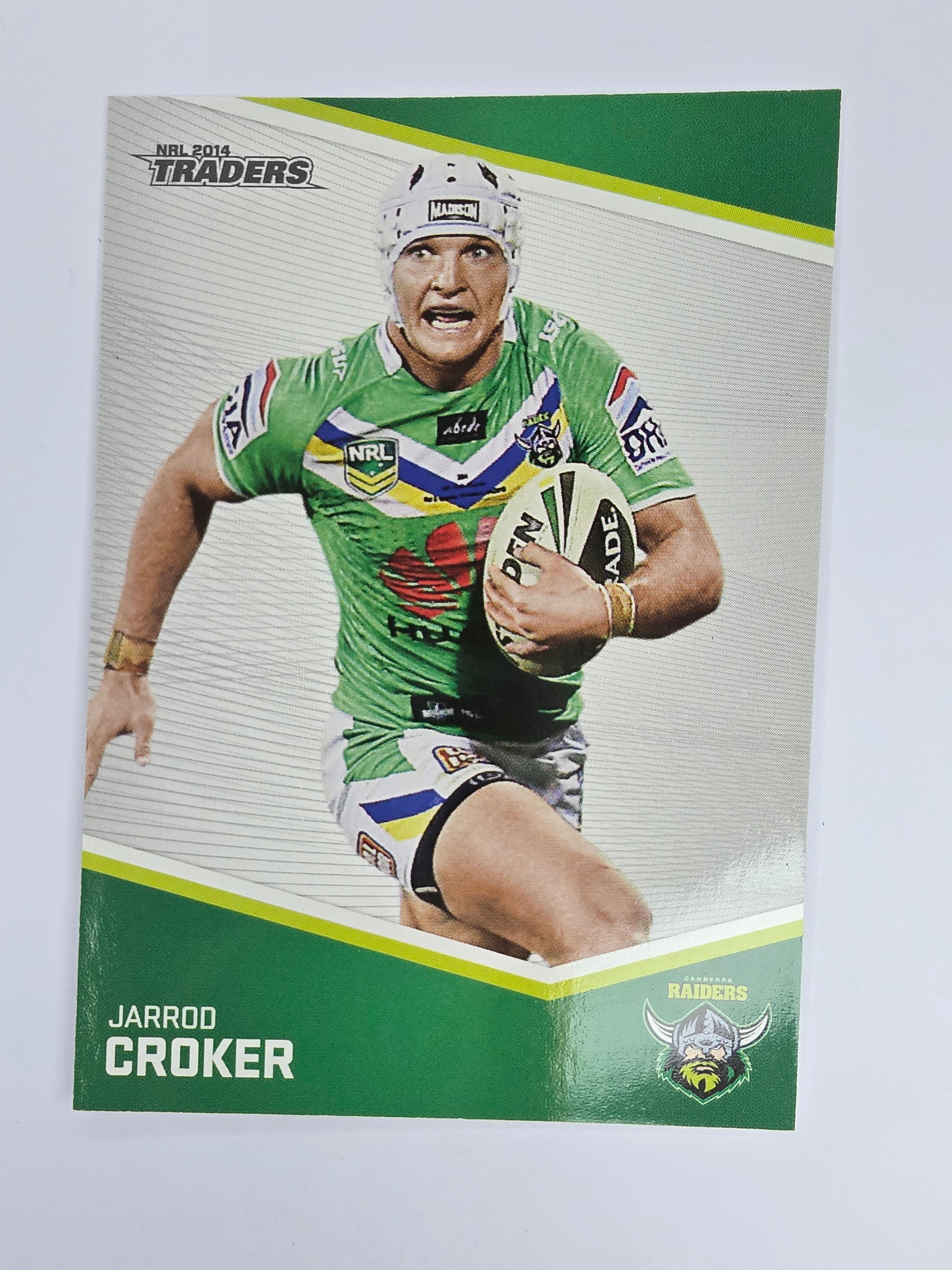 NRL 2014 Traders Base Card #24 Jarrod Croker Canberra Raiders