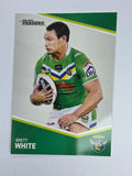 NRL 2014 Traders Base Card #32 Brett White Canberra Raiders
