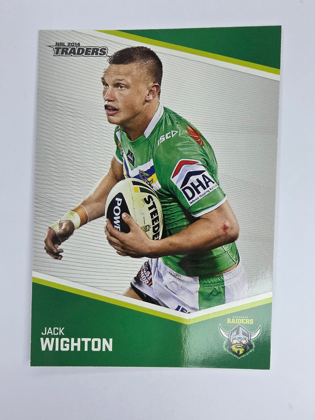 NRL 2014 Traders Base Card #33 Jack Wighton Canberra Raiders
