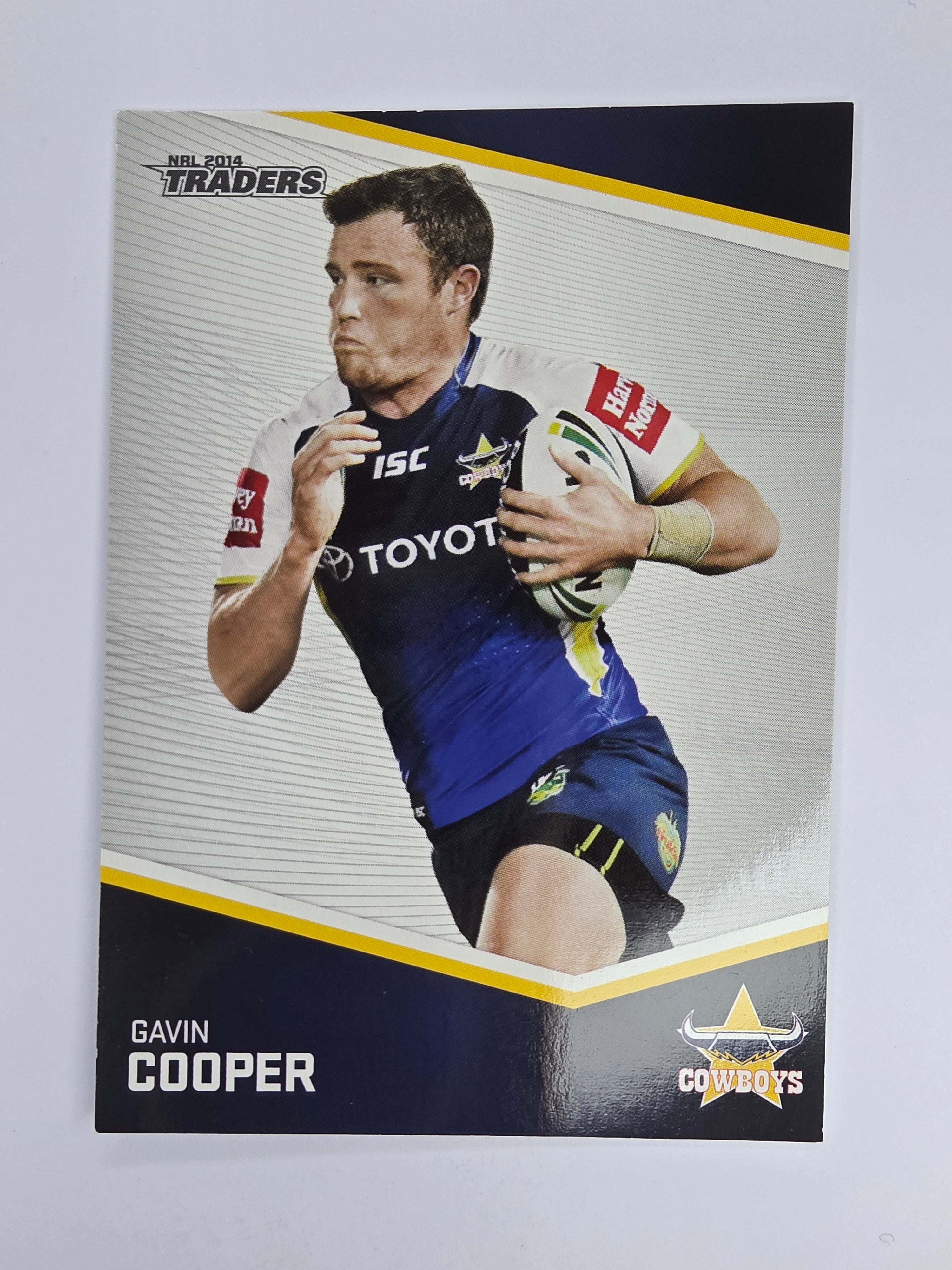 NRL 2014 Traders Base Card #36 Gavin Cooper North Queensland Cowboys