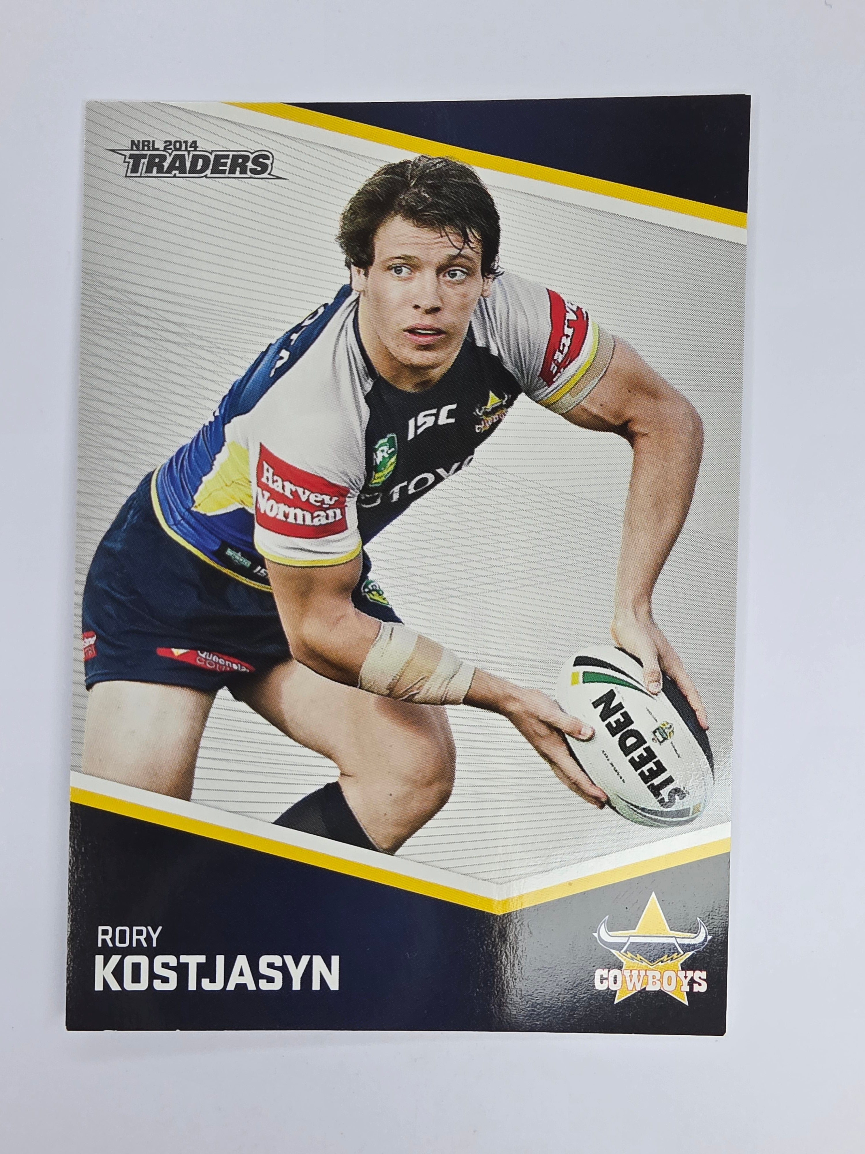 NRL 2014 Traders Base Card #37 Rory Kostjasyn North Queensland Cowboys