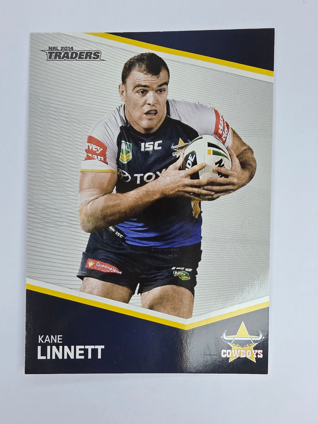 NRL 2014 Traders Base Card #38 Kane Linnett North Queensland Cowboys
