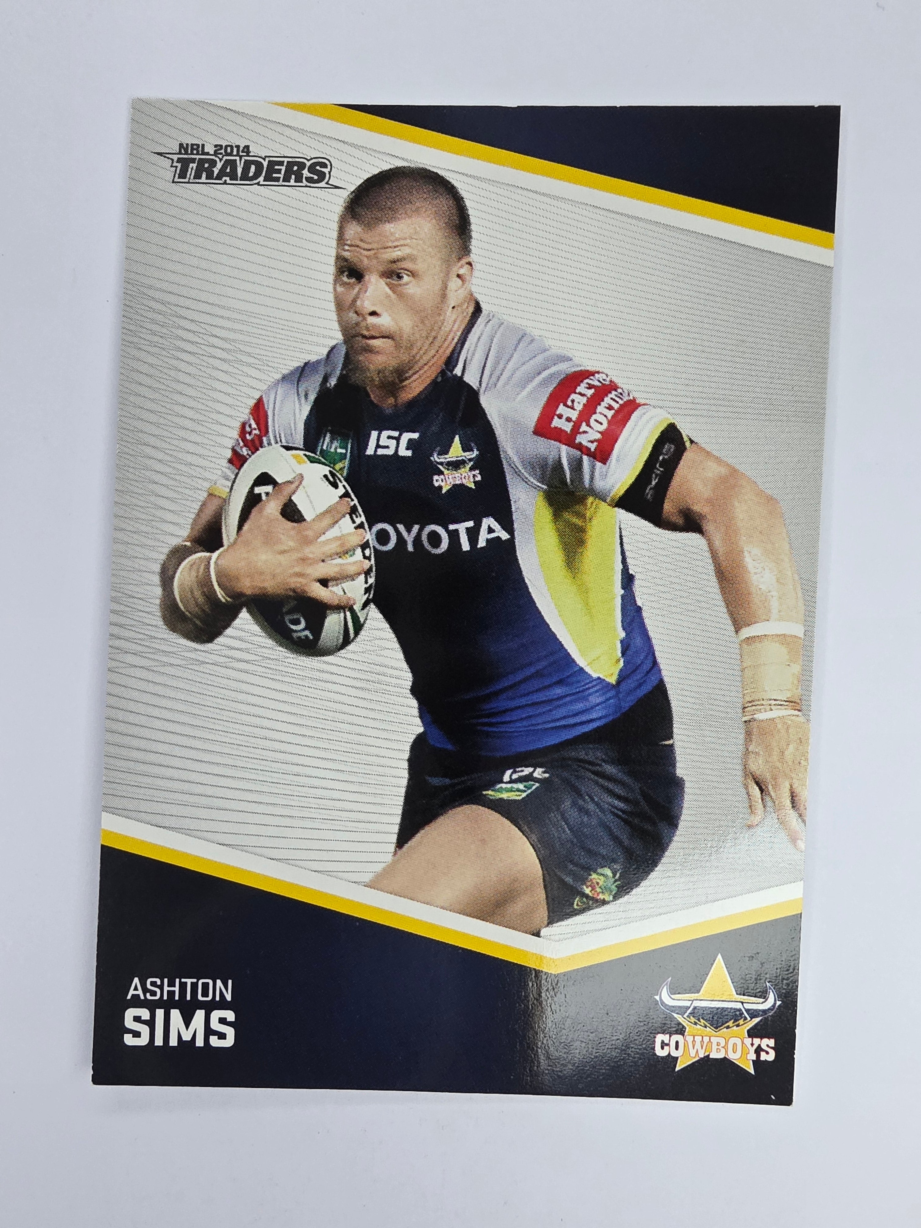 NRL 2014 Traders Base Card #41 Ashton Sims North Queensland Cowboys