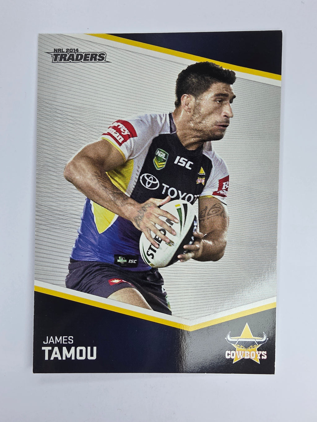 NRL 2014 Traders Base Card #43 James Tamou North Queensland Cowboys