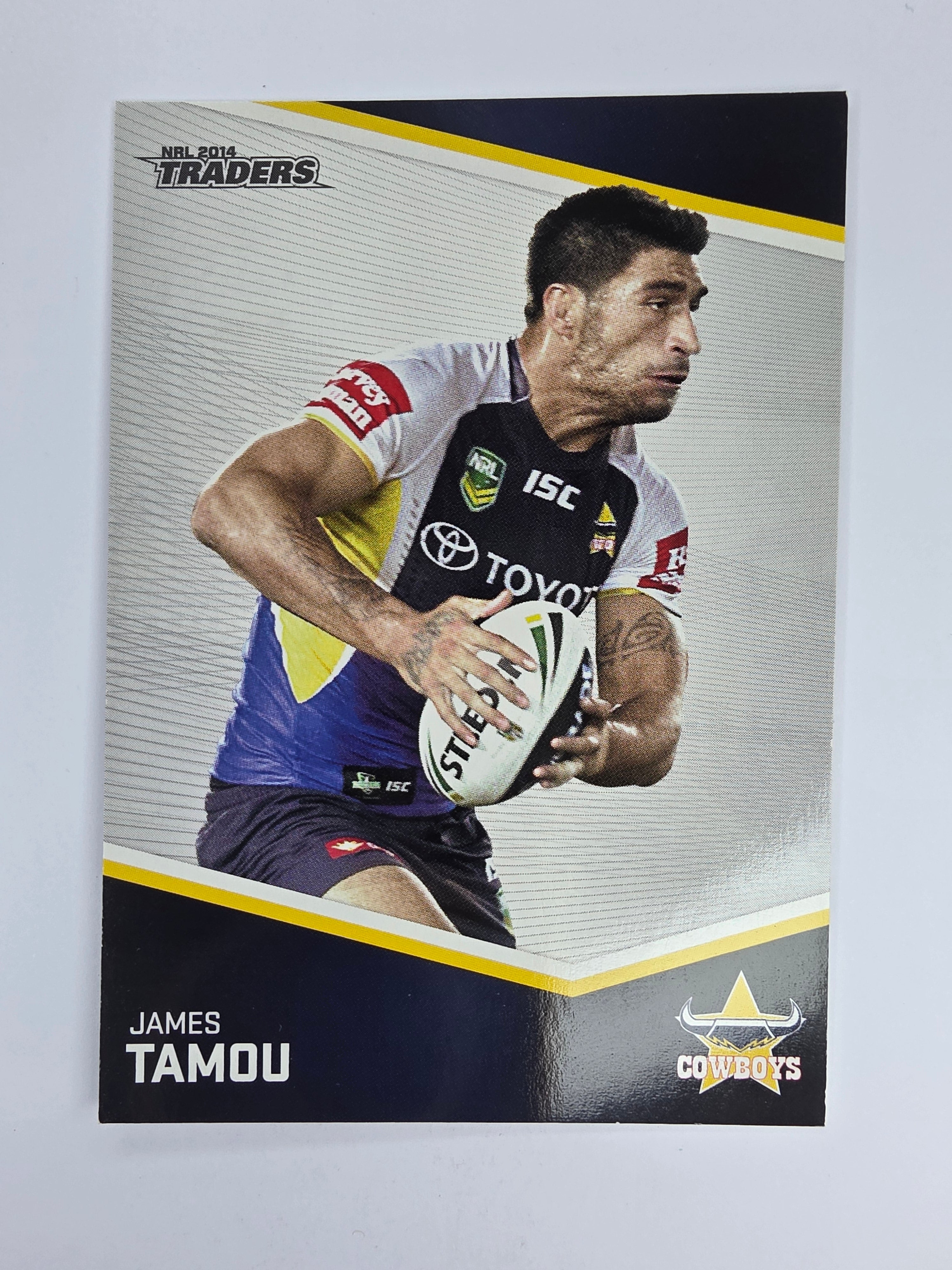 NRL 2014 Traders Base Card #43 James Tamou North Queensland Cowboys