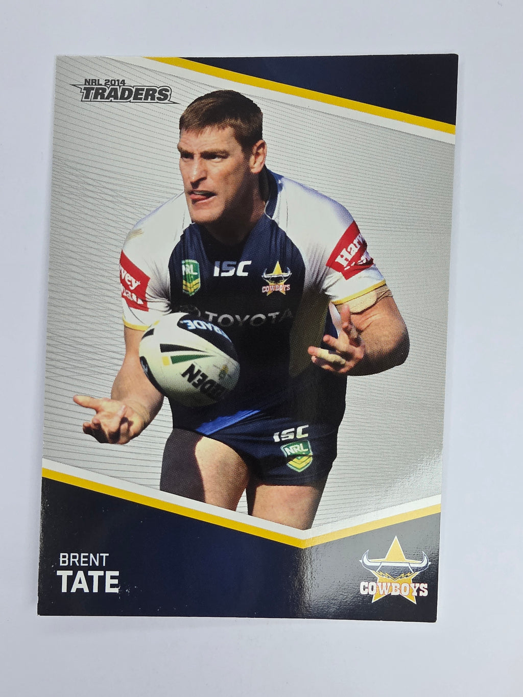 NRL 2014 Traders Base Card #44 Brent Tate North Queensland Cowboys