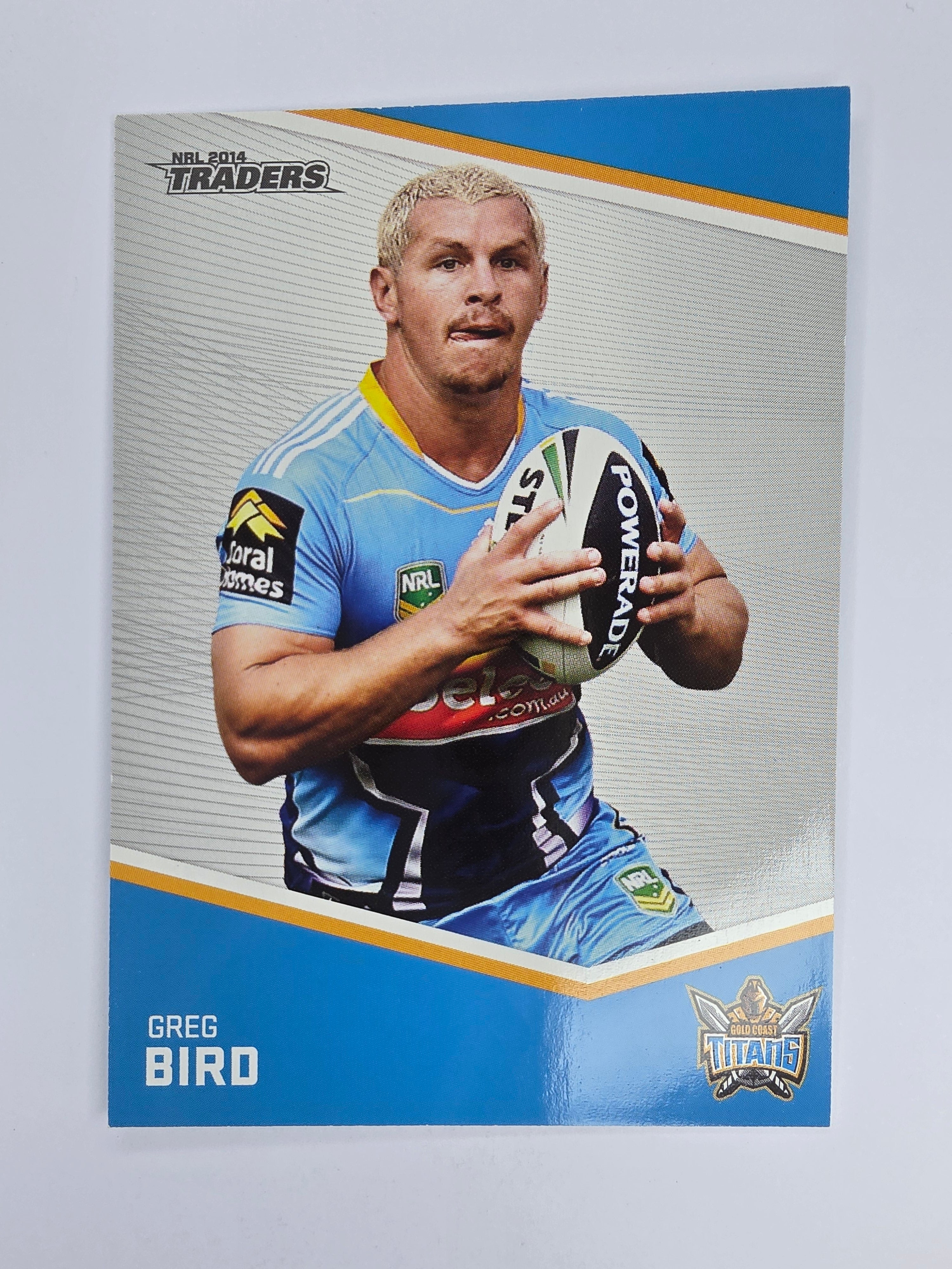 NRL 2014 Traders Base Card #45 Greg Bird Gold Coast Titans