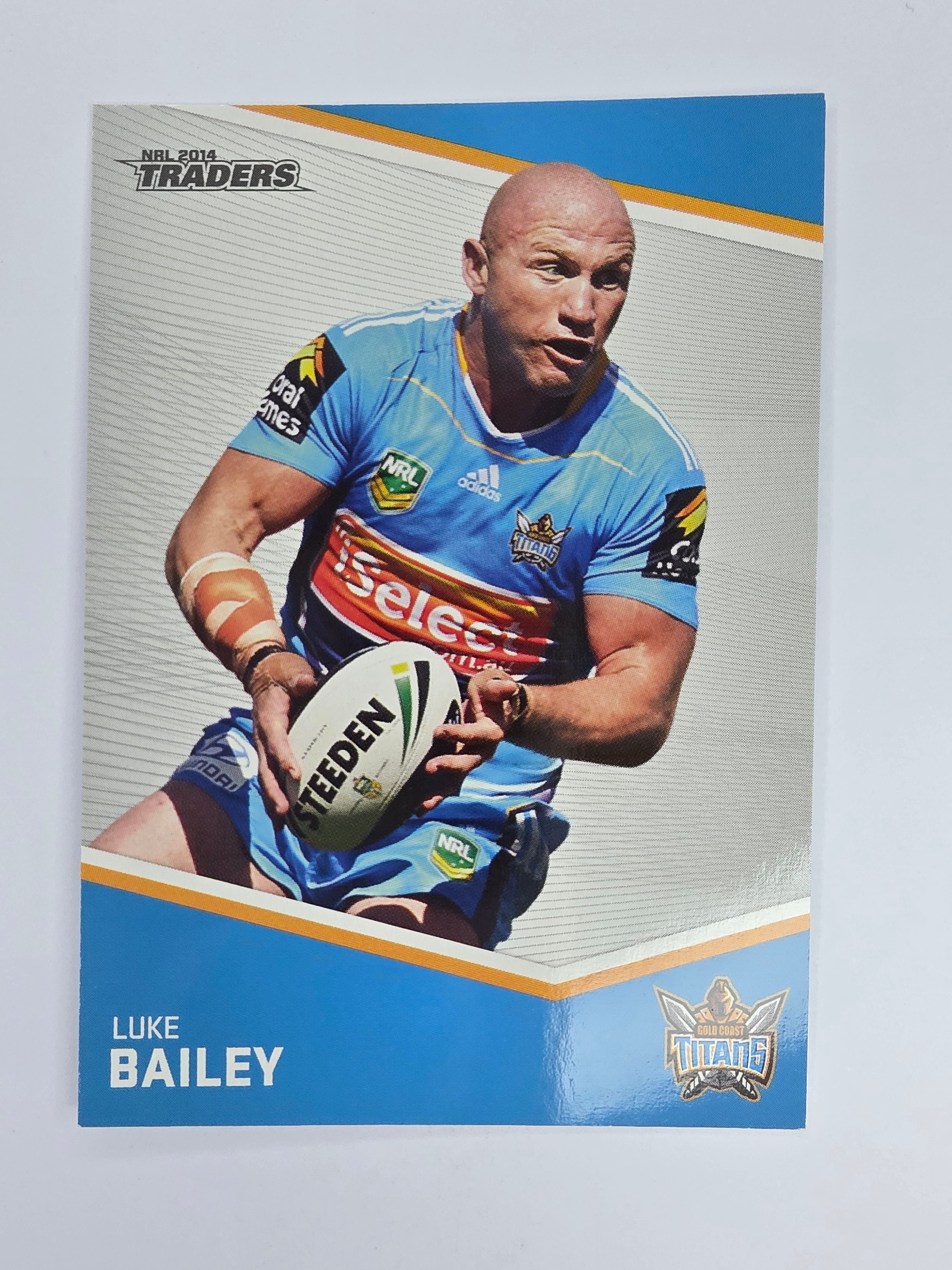 NRL 2014 Traders Base Card #47 Luke Bailey Gold Coast Titans