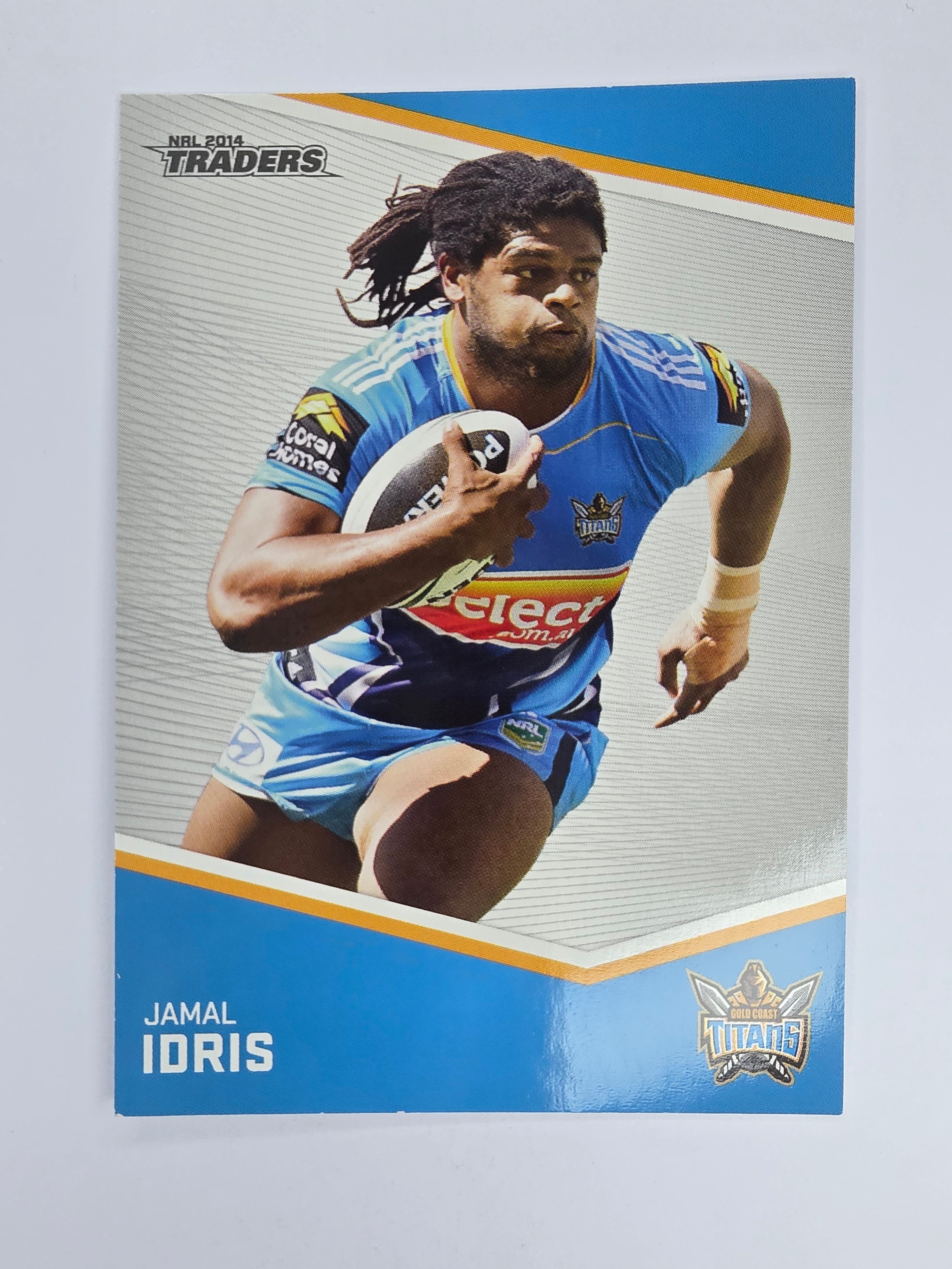 NRL 2014 Traders Base Card #50 Jamal Idris Gold Coast Titans