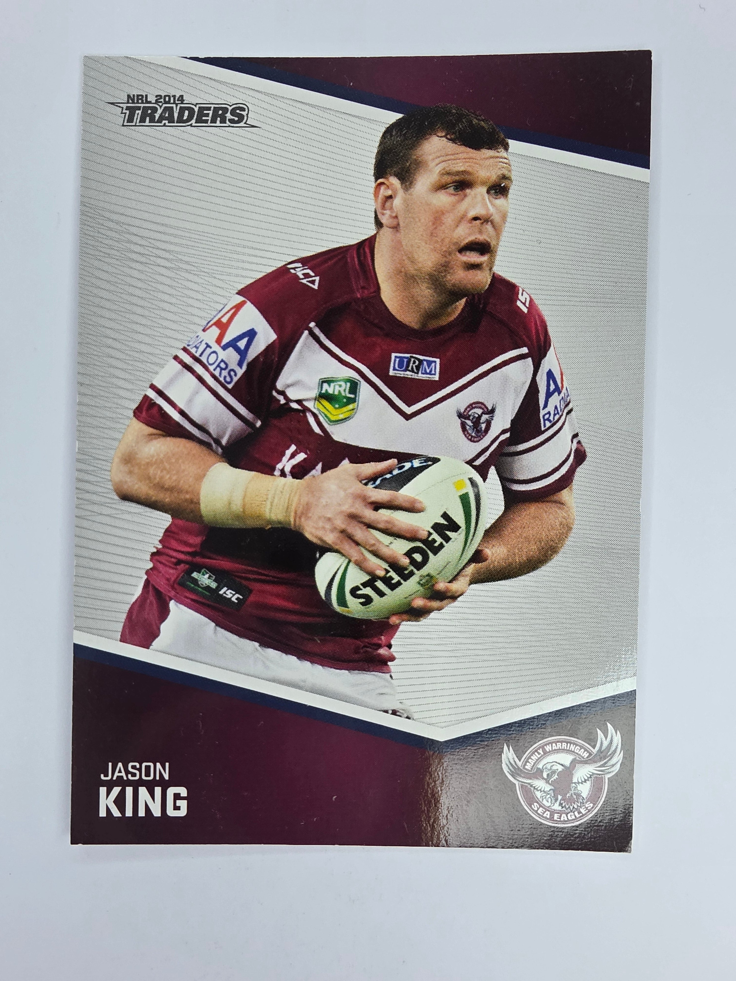 NRL 2014 Traders Base Card #56 Jason King Manly Warringah Sea Eagles