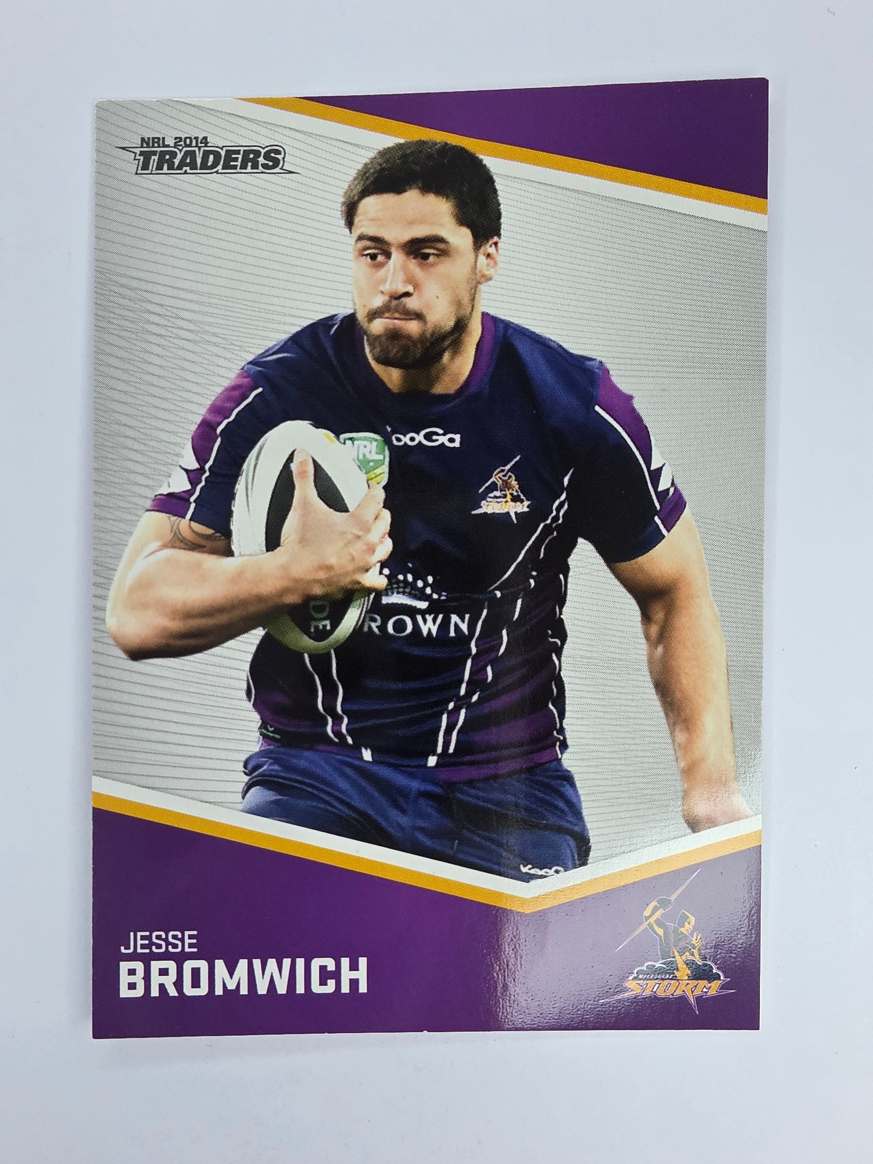 NRL 2014 Traders Base Card #68 Jesse Bromwich Melbourne Storm