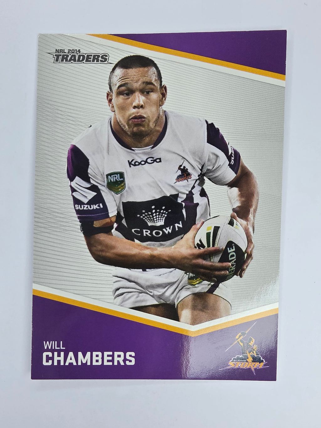 NRL 2014 Traders Base Card #69 Will Chambers Melbourne Storm