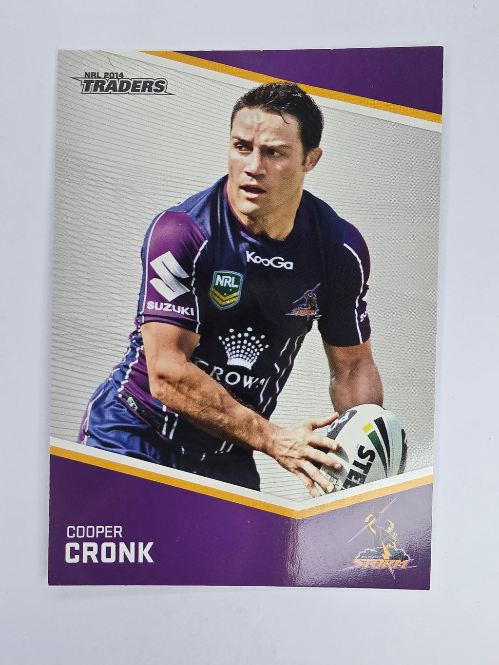 NRL 2014 Traders Base Card #70 Cooper Cronk Melbourne Storm