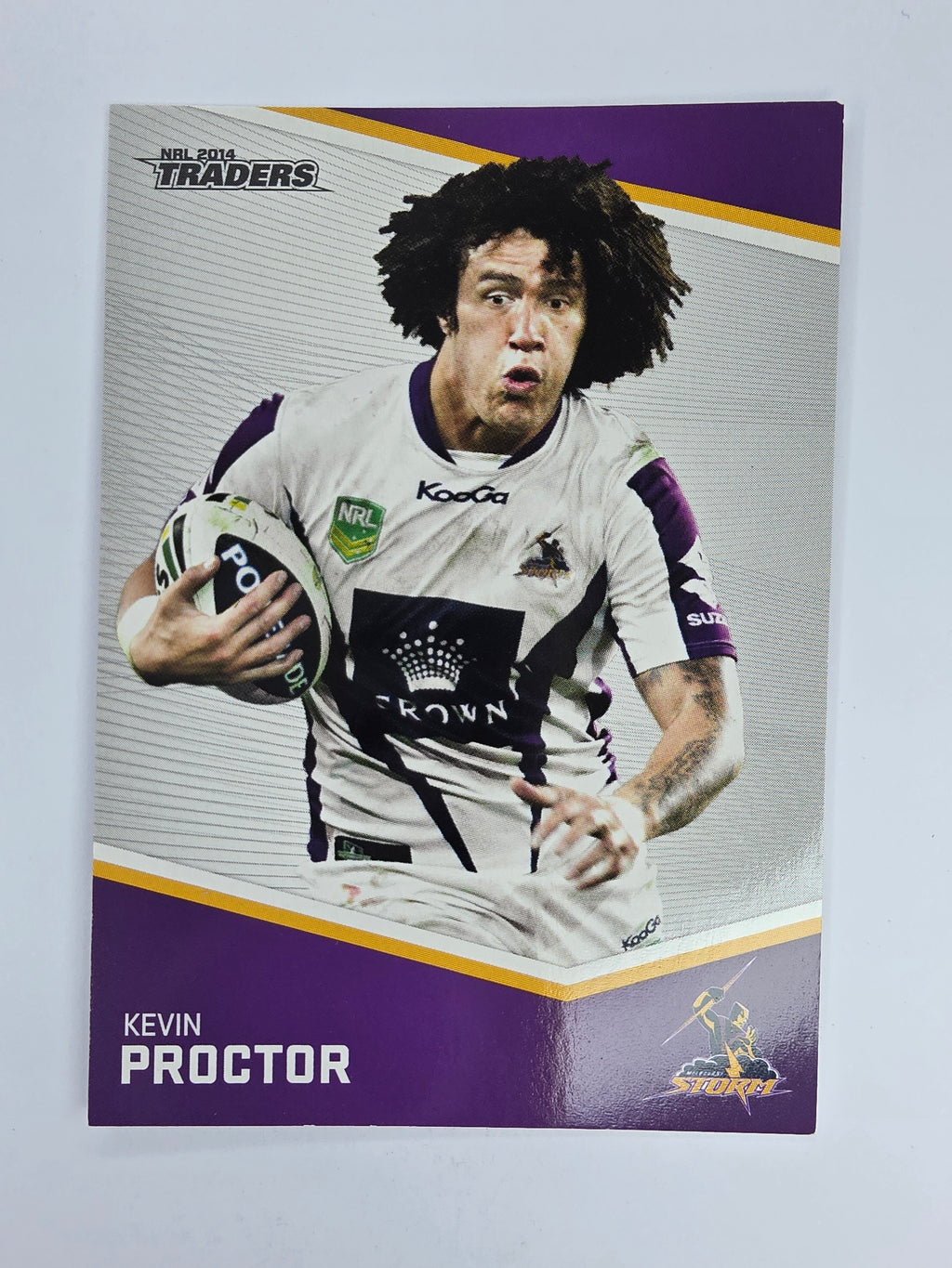 NRL 2014 Traders Base Card #76 Kevin Proctor Melbourne Storm