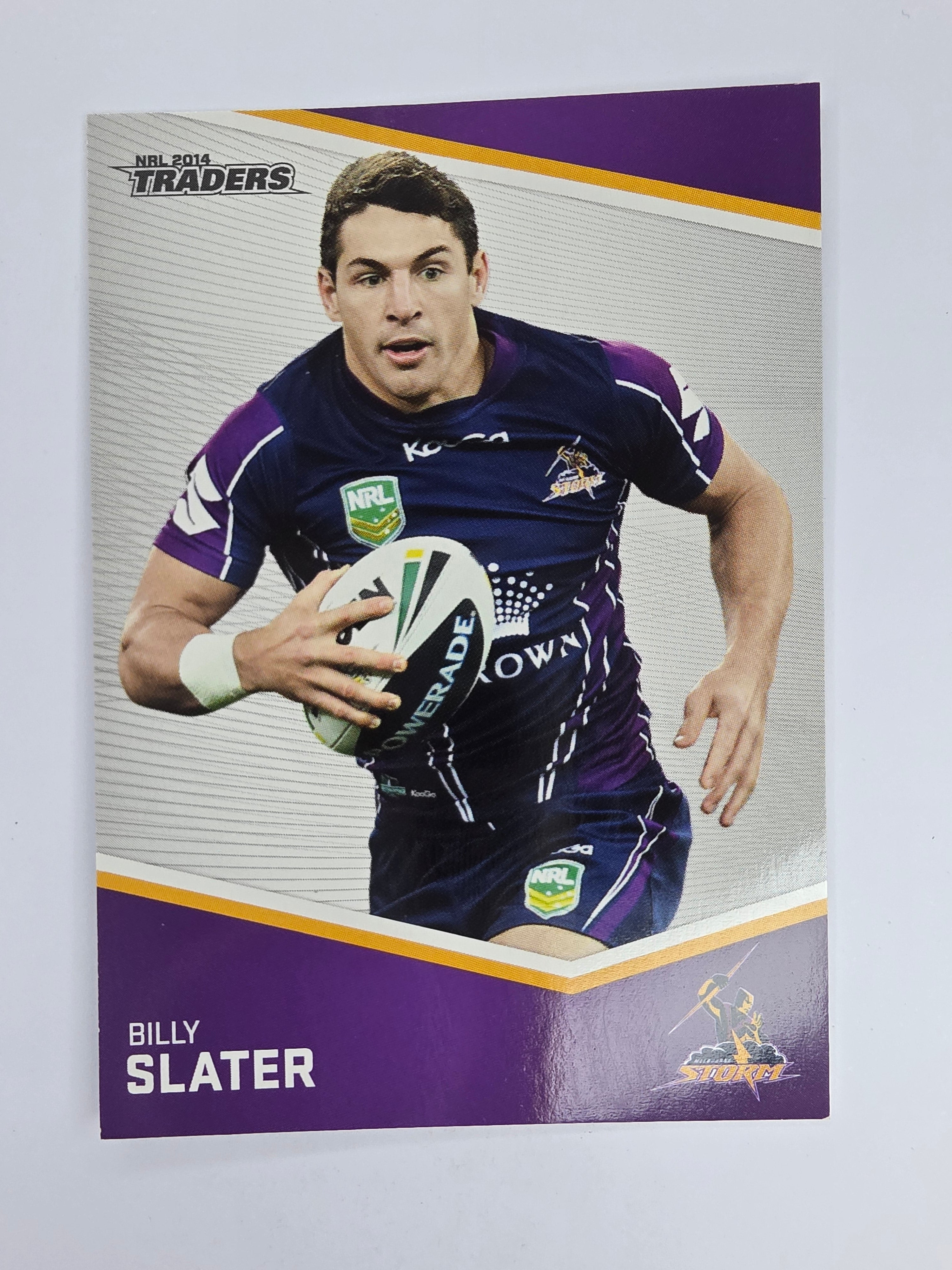 NRL 2014 Traders Base Card #77 Billy Slater Melbourne Storm