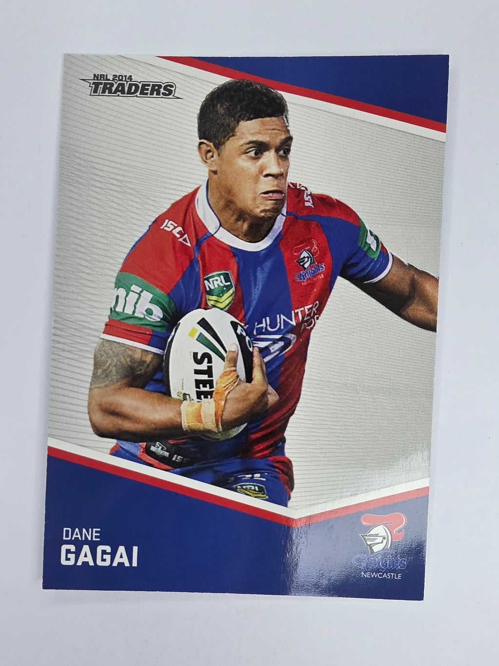 NRL 2014 Traders Base Card #81 Dane Gagai Newcastle Knights