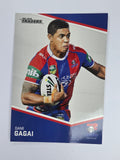 NRL 2014 Traders Base Card #81 Dane Gagai Newcastle Knights