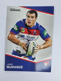 NRL 2014 Traders Base Card #84 James McManus Newcastle Knights