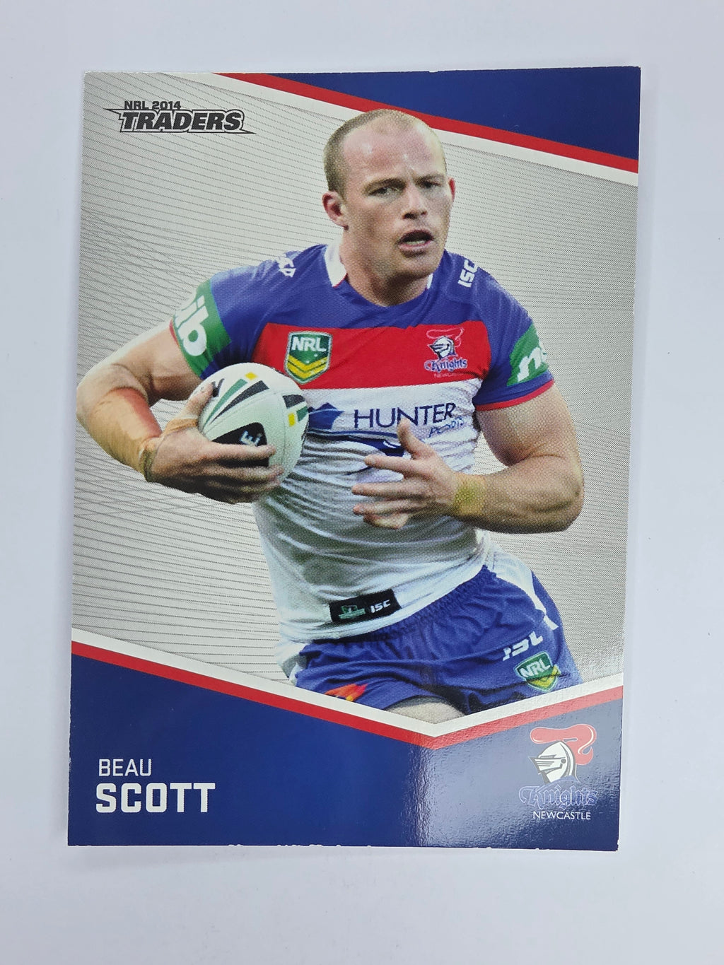 NRL 2014 Traders Base Card #88 Beau Scott Newcastle Knights