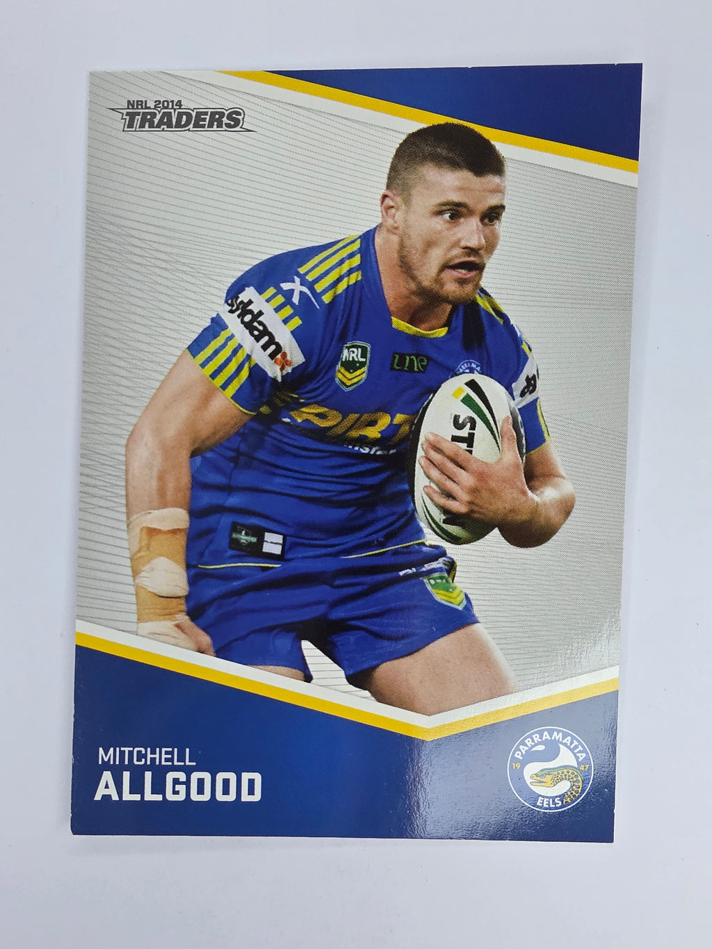 NRL 2014 Traders Base Card #90 Mitchell Allgood Parramatta Eels