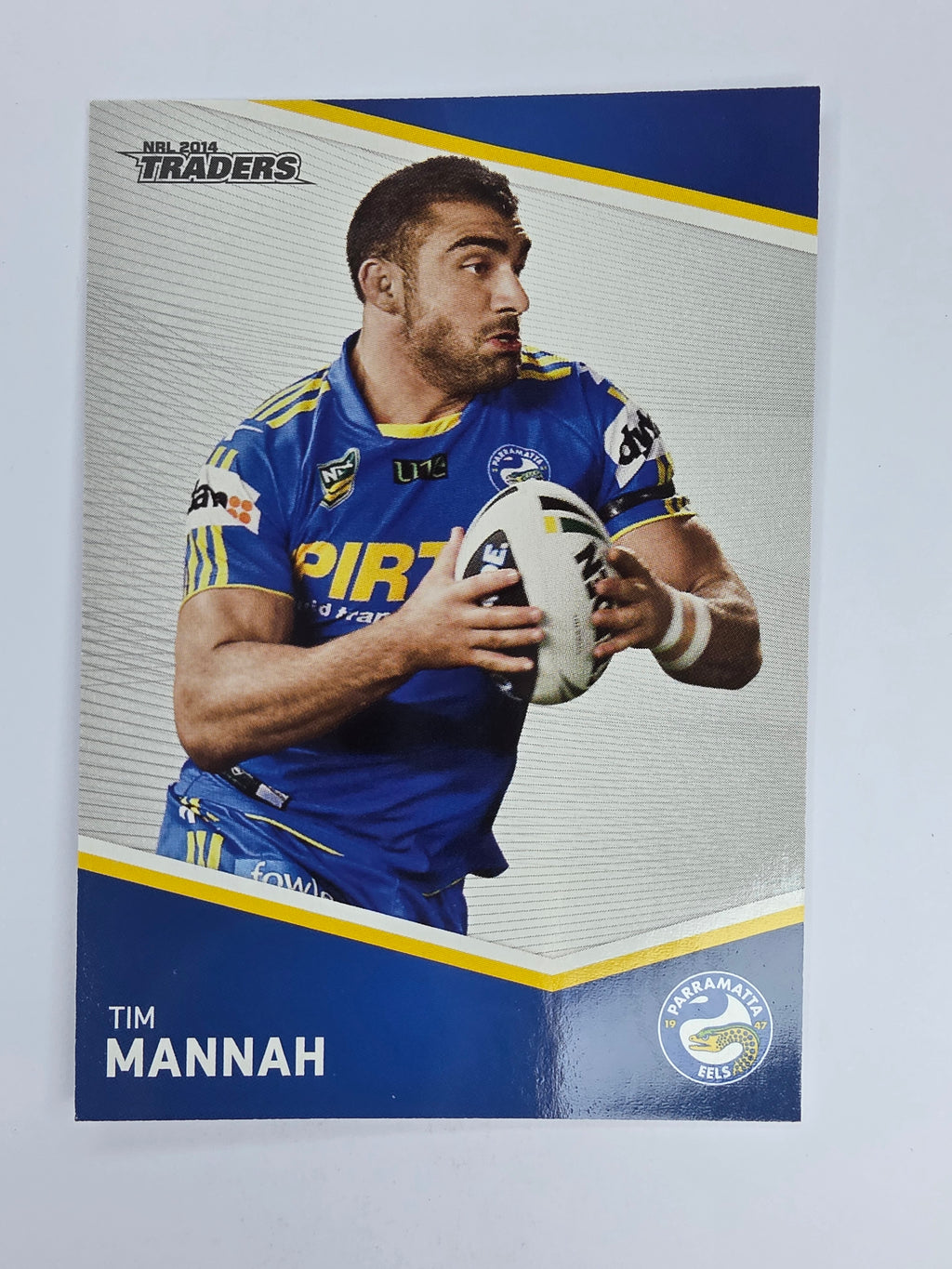 NRL 2014 Traders Base Card #93 Tim Mannah Parramatta Eels