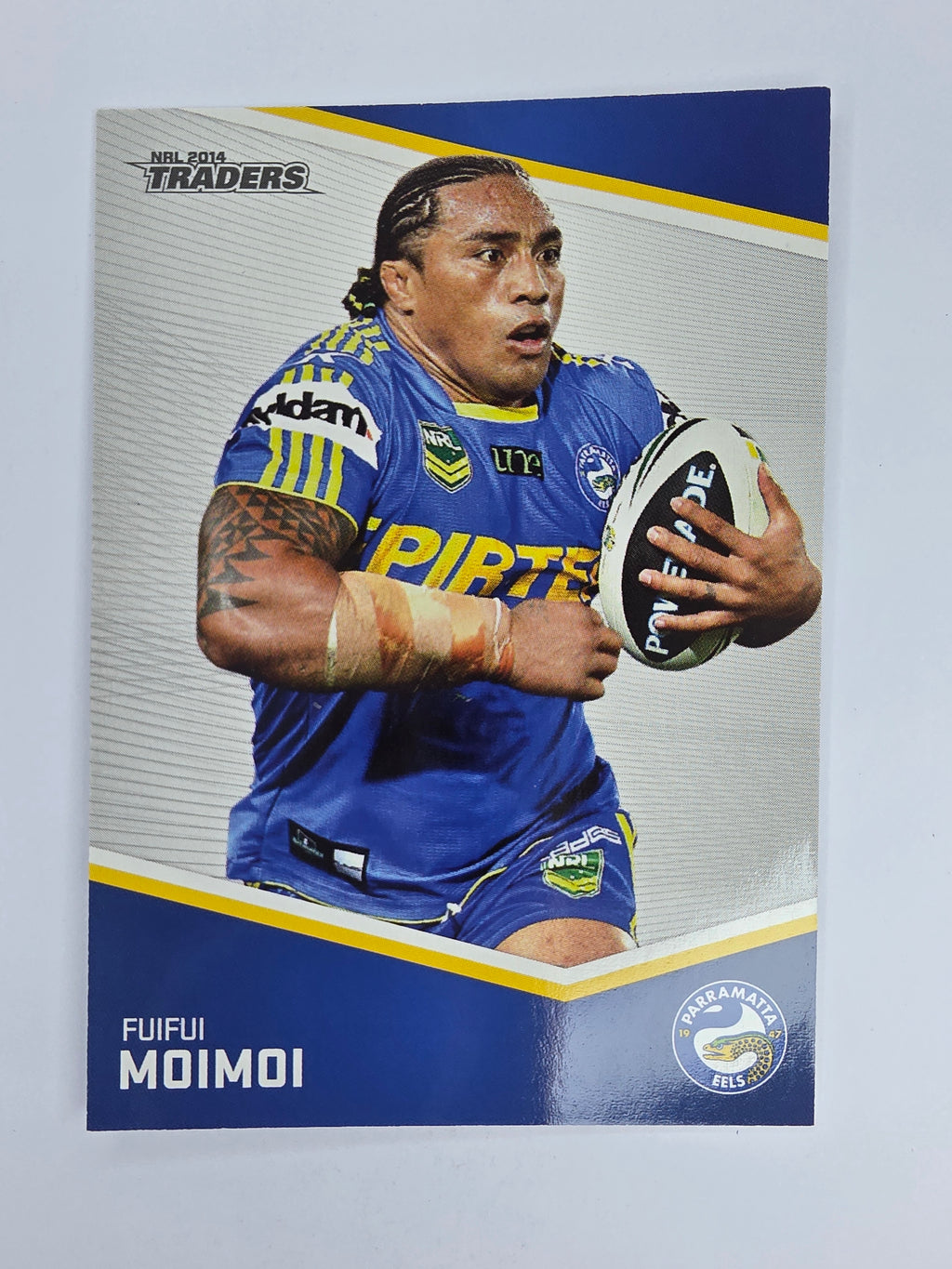 NRL 2014 Traders Base Card #94 Fuifui Moimoi Parramatta Eels