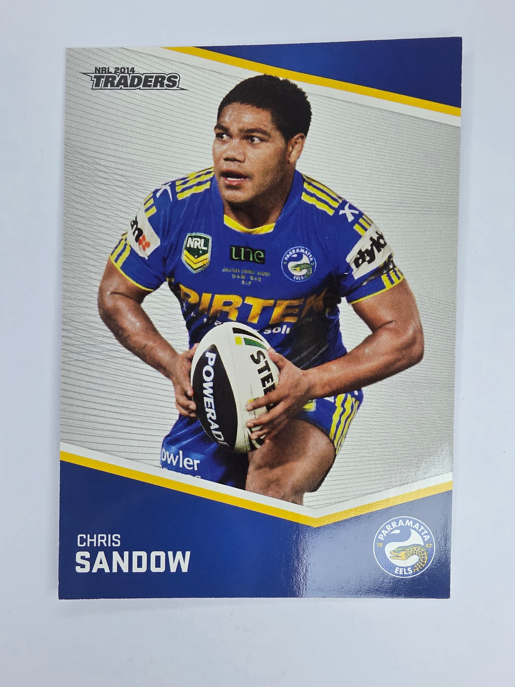NRL 2014 Traders Base Card #97 Chris Sandow Parramatta Eels