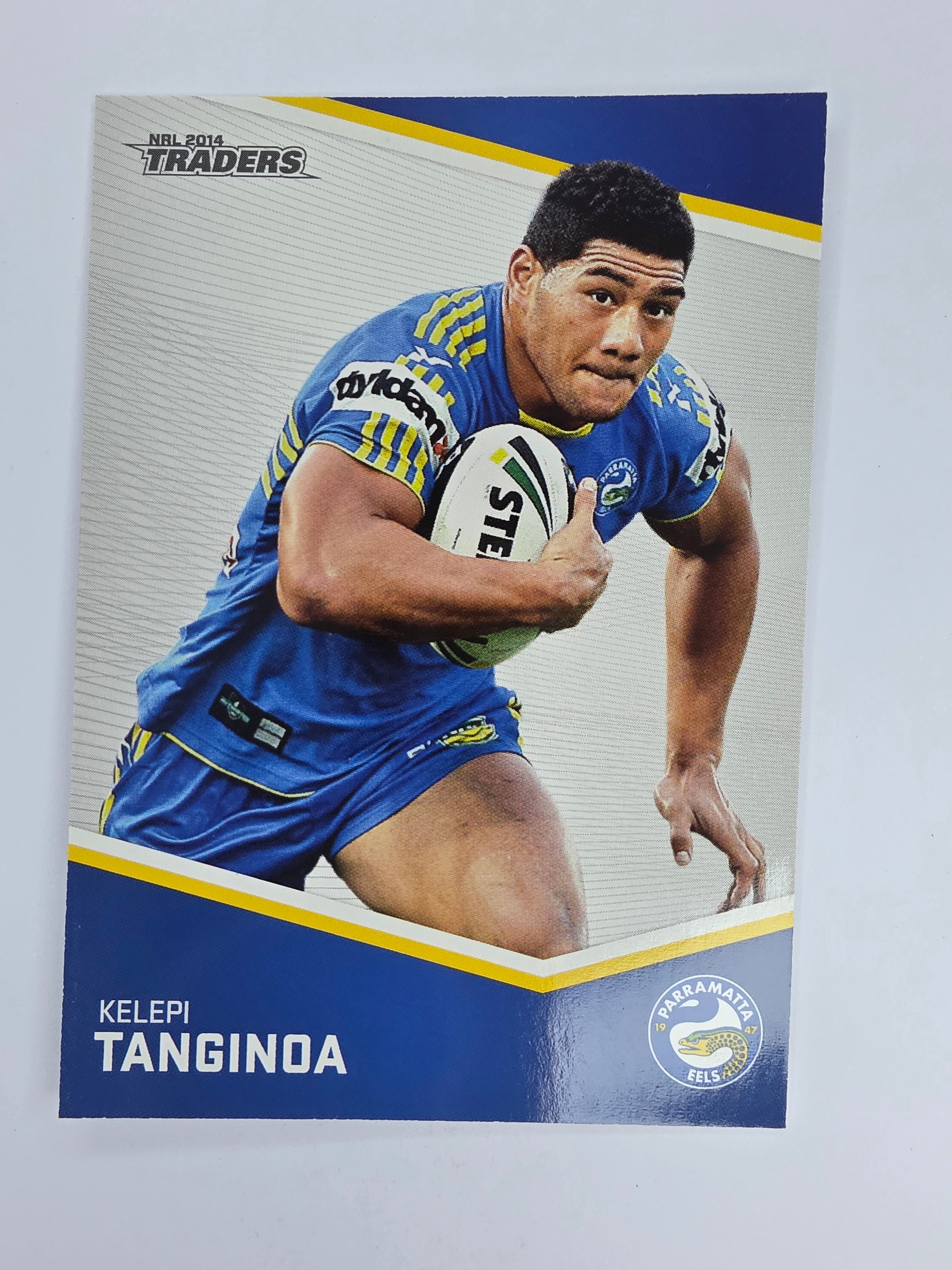 NRL 2014 Traders Base Card #99 Kenji Tanginoa Parramatta Eels