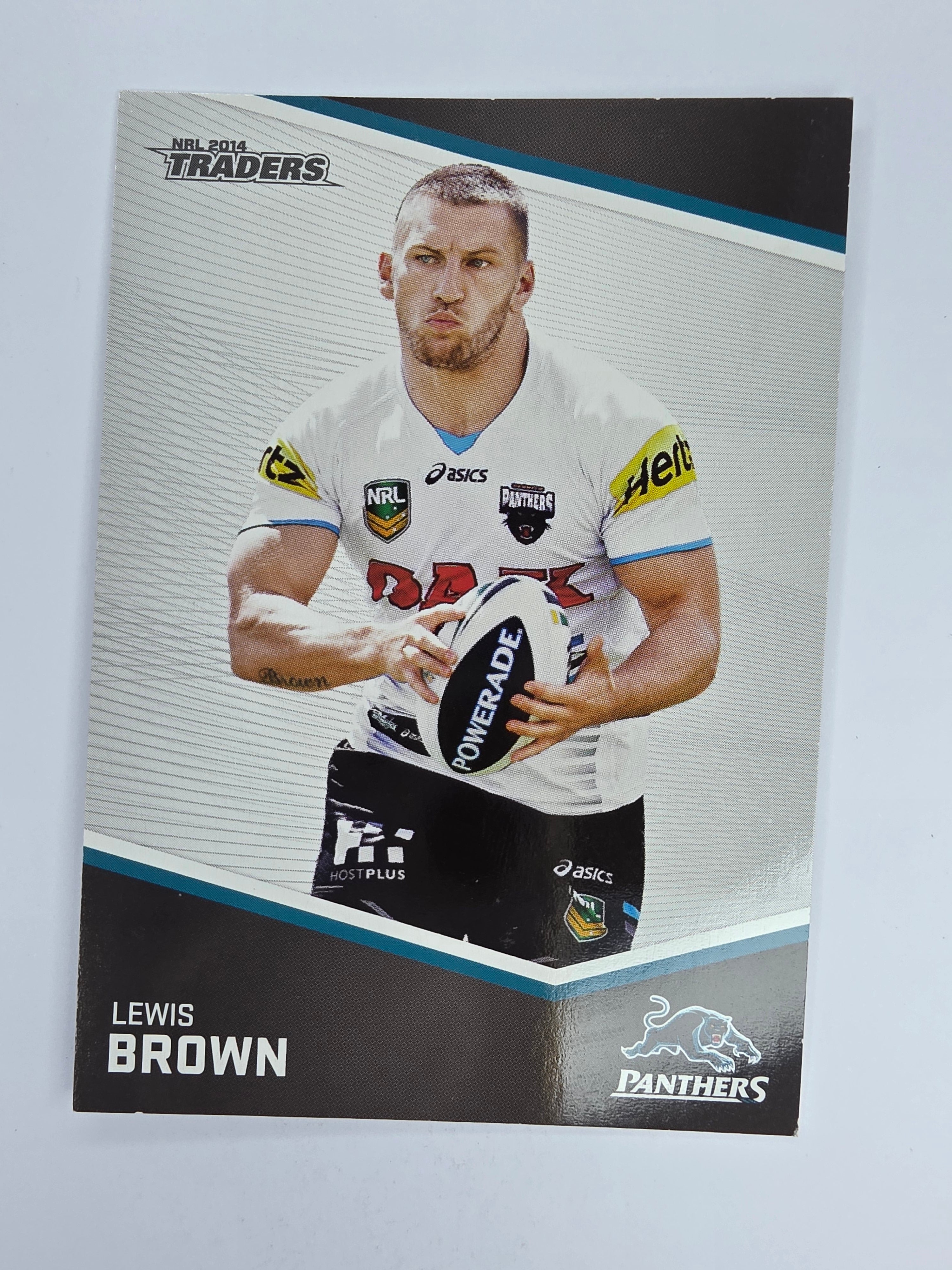 NRL 2014 Traders Base Card #101 Lewis Brown Penrith Panthers