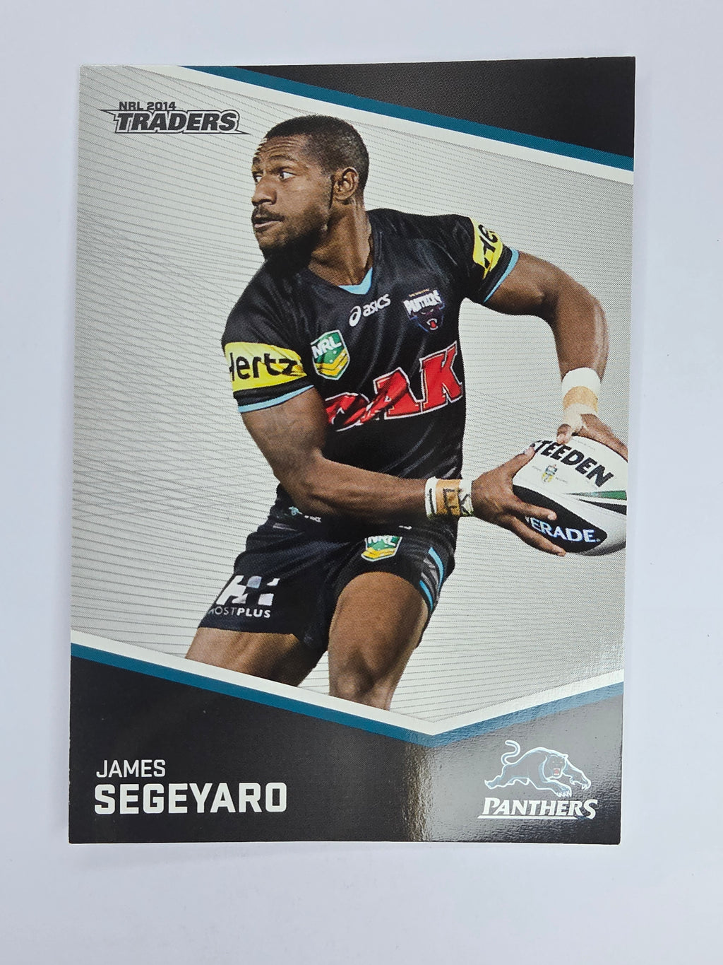 NRL 2014 Traders Base Card #109 James Segeyaro Penrith Panthers