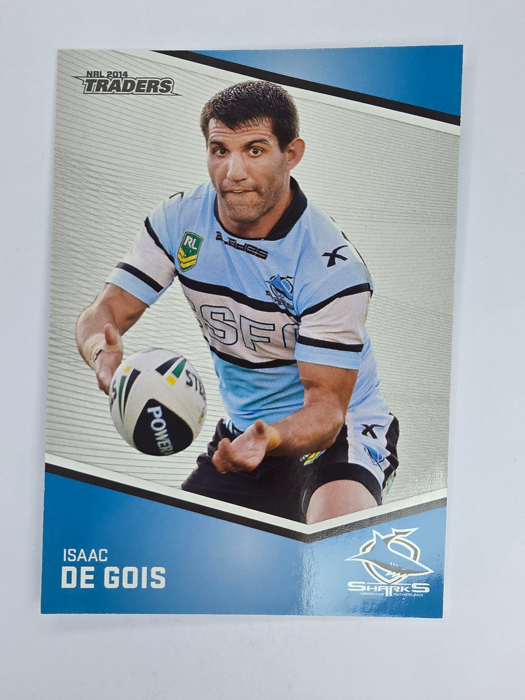 NRL 2014 Traders Base Card #113 Isaac De Gois Cronulla Sutherland Sharks