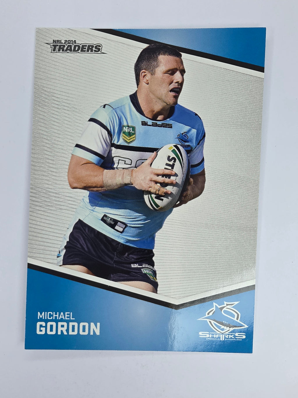 NRL 2014 Traders Base Card #116 Michael Gordon Cronulla Sutherland Sharks