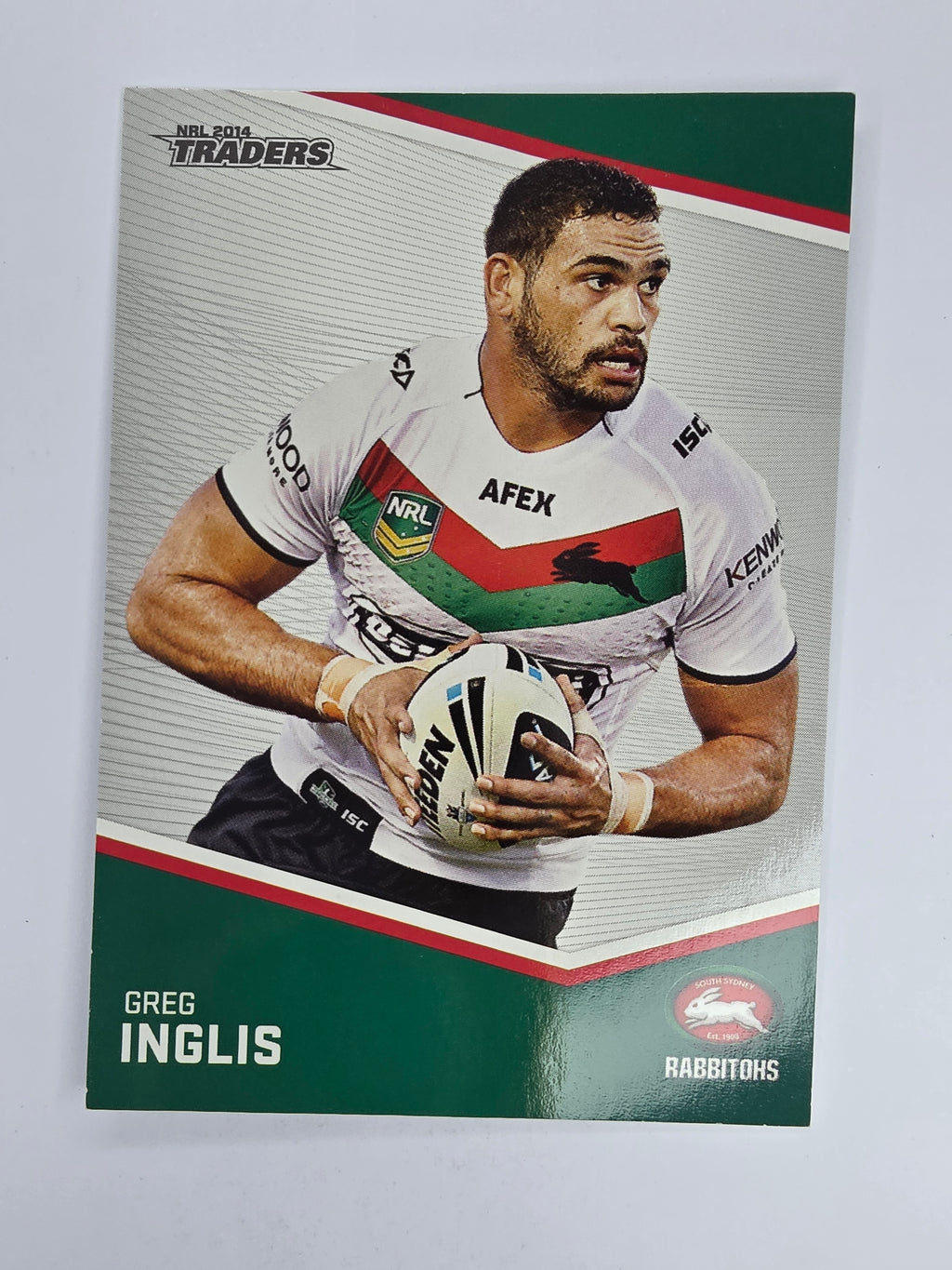 NRL 2014 Traders Base Card #127 Greg Inglis South Sydney Rabbitohs