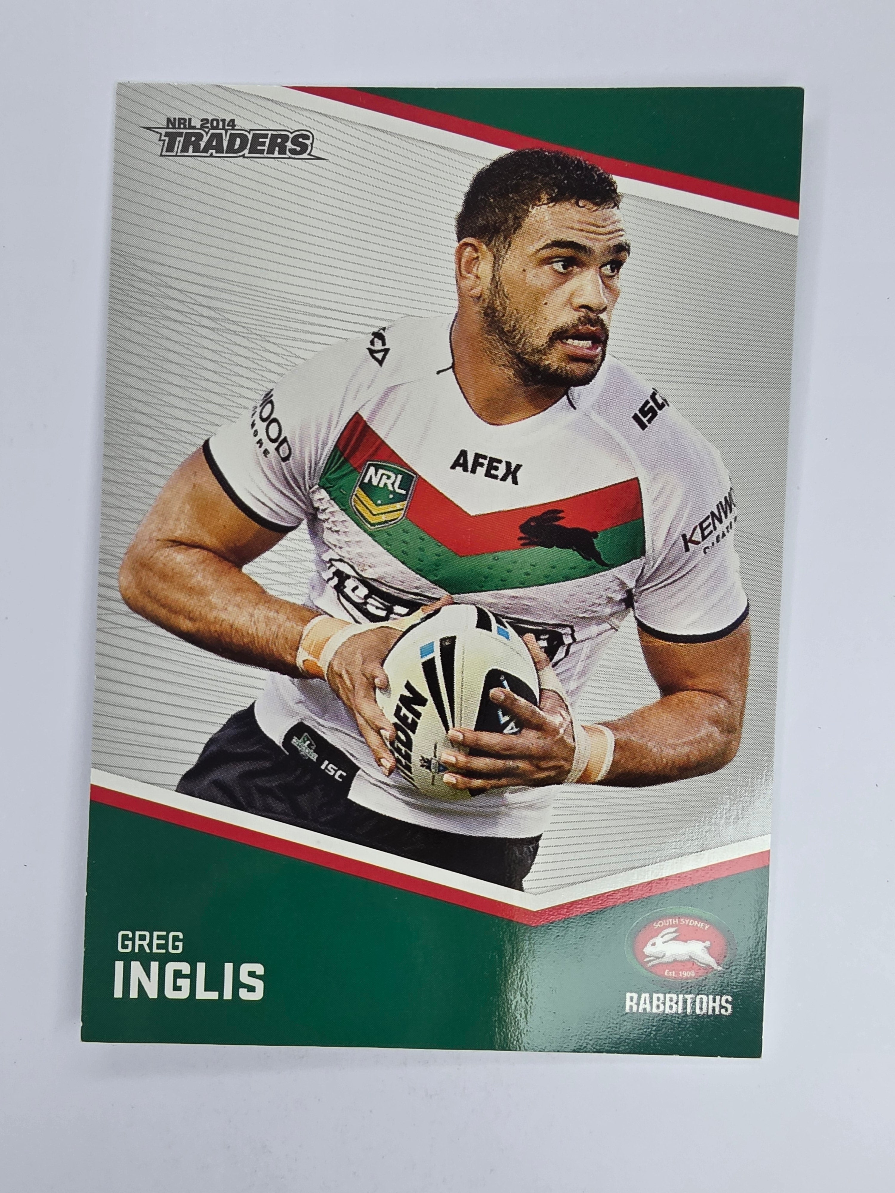NRL 2014 Traders Base Card #127 Greg Inglis South Sydney Rabbitohs