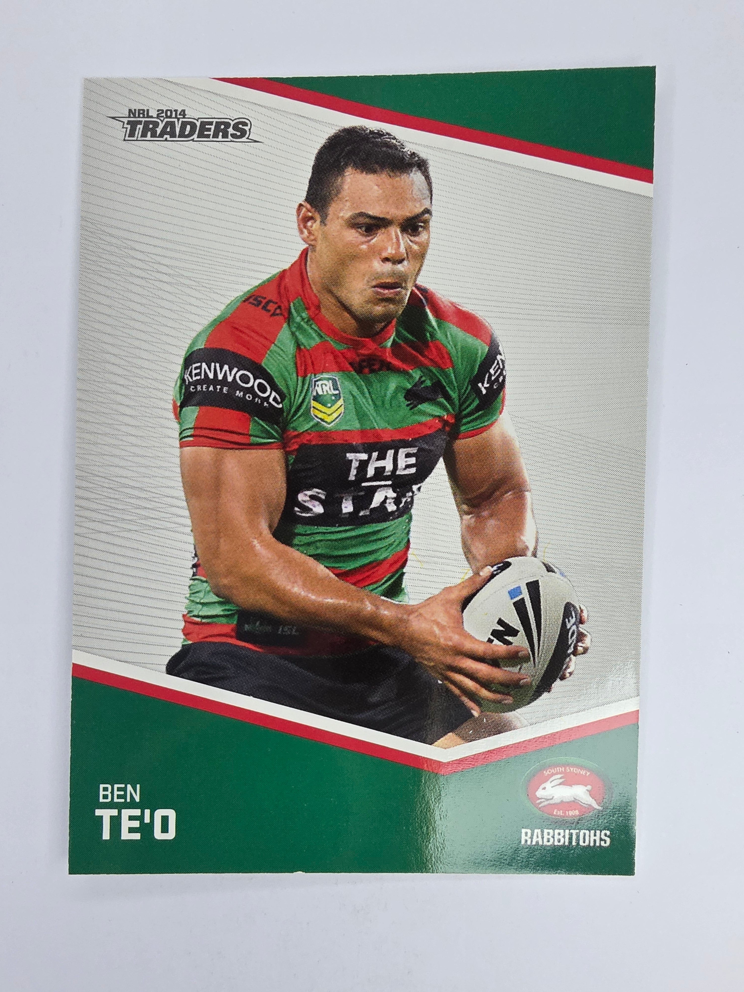 NRL 2014 Traders Base Card #131 Ben Te’o South Sydney Rabbitohs