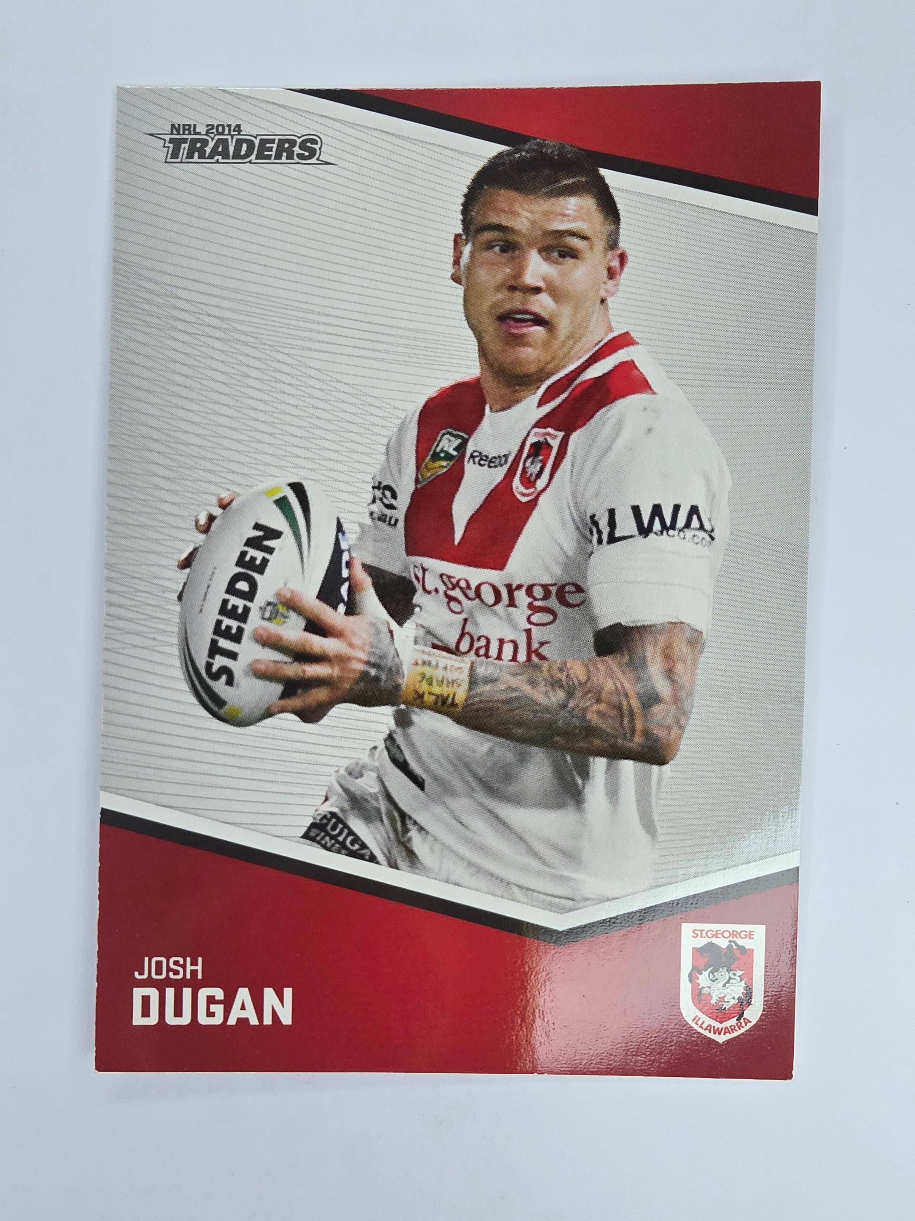 NRL 2014 Traders Base Card #137 Josh Dugan St George Illawarra Dragons