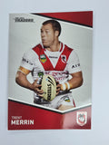 NRL 2014 Traders Base Card #140 Trent Merrin St George Illawarra Dragons
