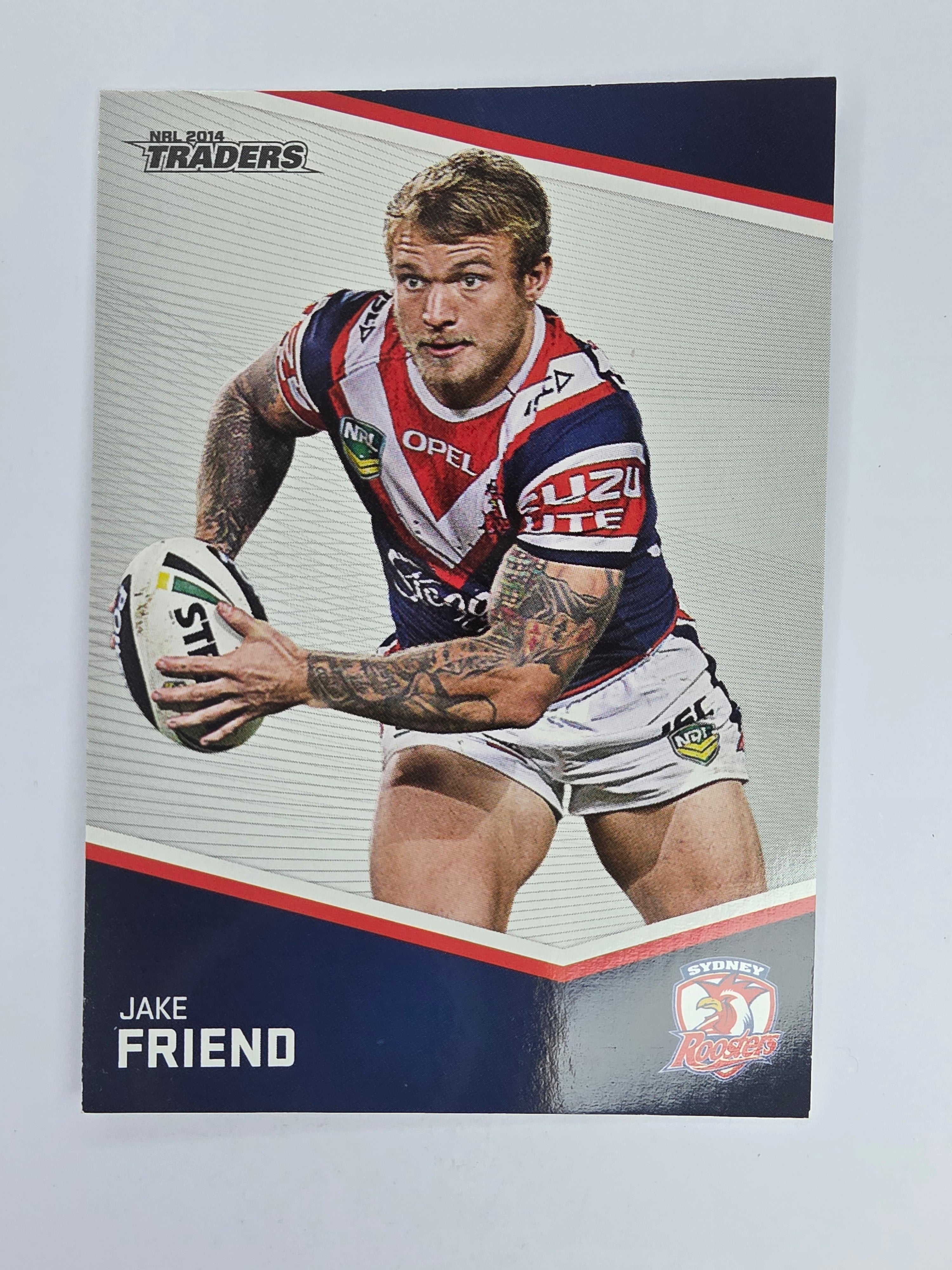 NRL 2014 Traders Base Card #146 Jake Friend Sydney Roosters